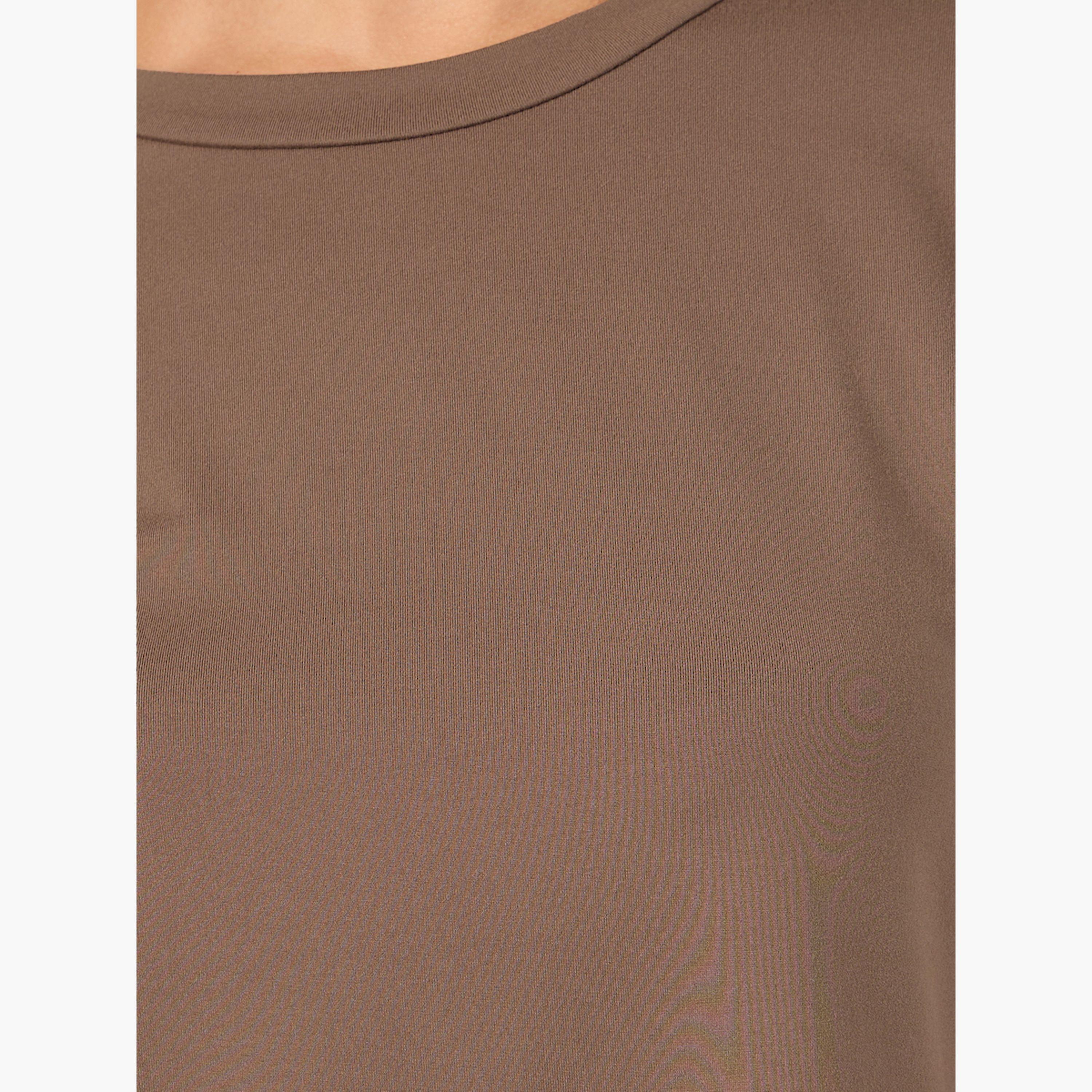 ستايلي -  طقم بنطال ساق واسعة وتيشيرت بياقة دائرية-women-clothing-coordsets-image-3