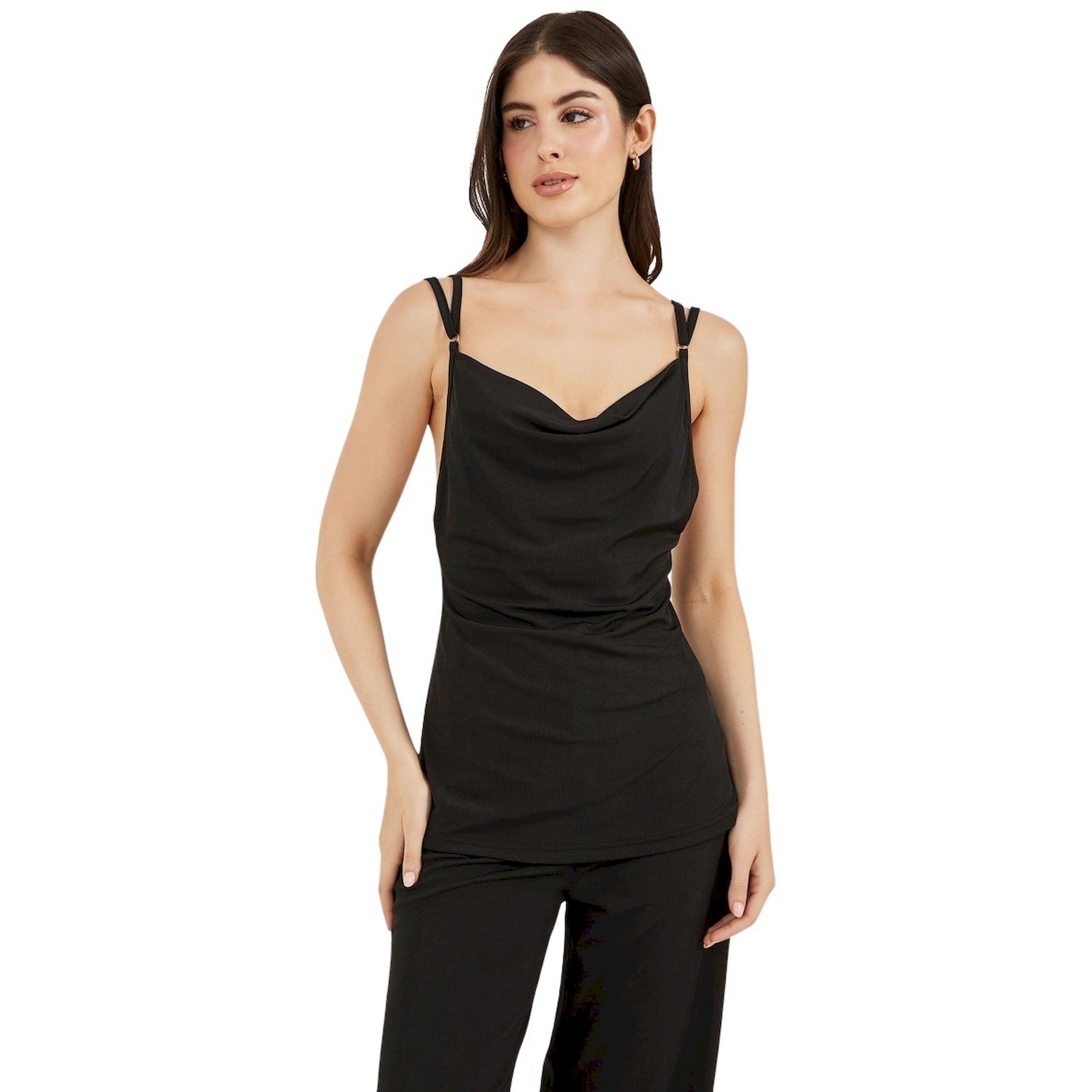 ستايلي - طقم بنطال بيجامة مع بلوزة بتفاصيل ظهر الفراشة ورقبة متدلية-women-clothing-nightwear-pyjamas-longsets-image-2