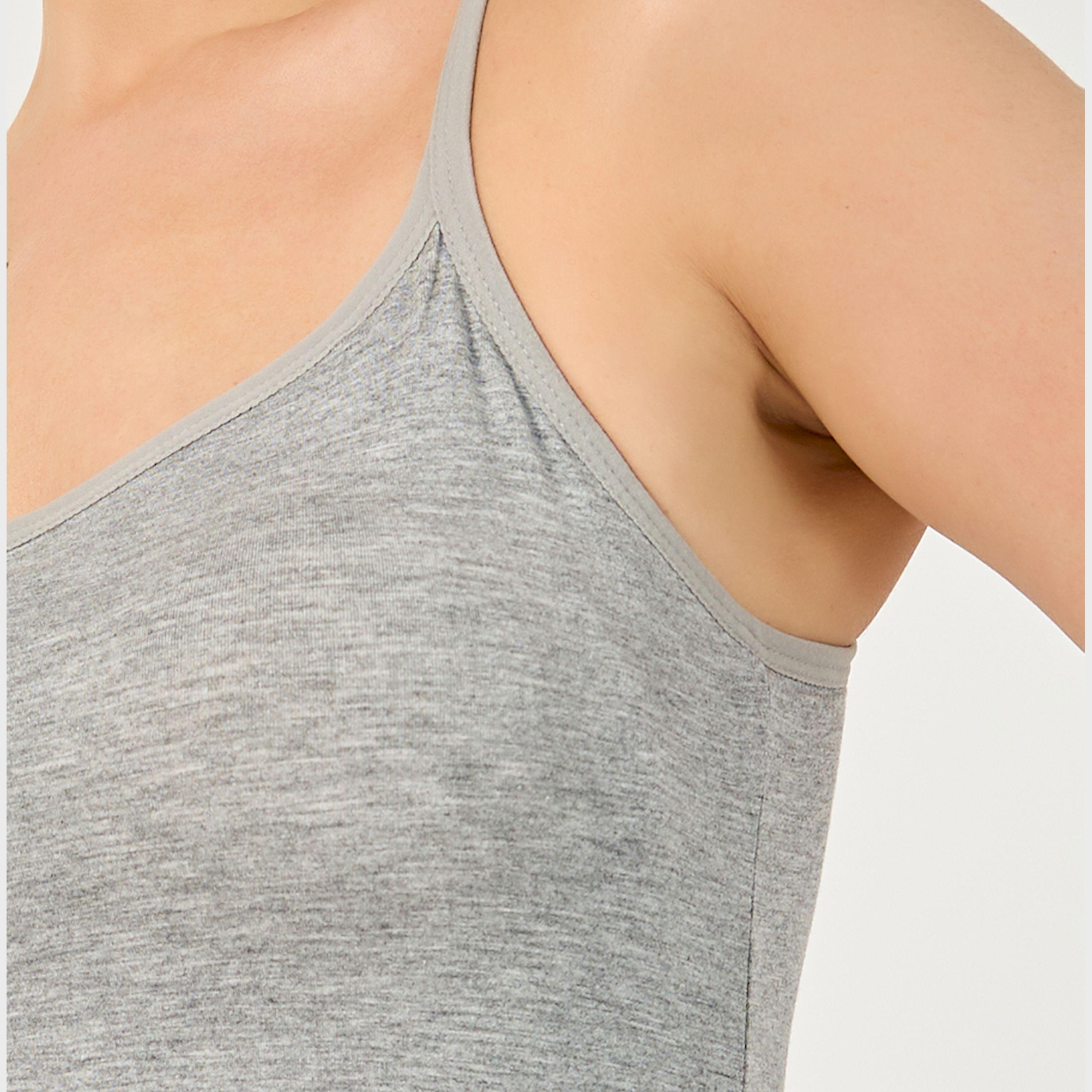 Styli Solid Adjustable Strap Cami-women-clothing-lingerie-shapewear-image-2