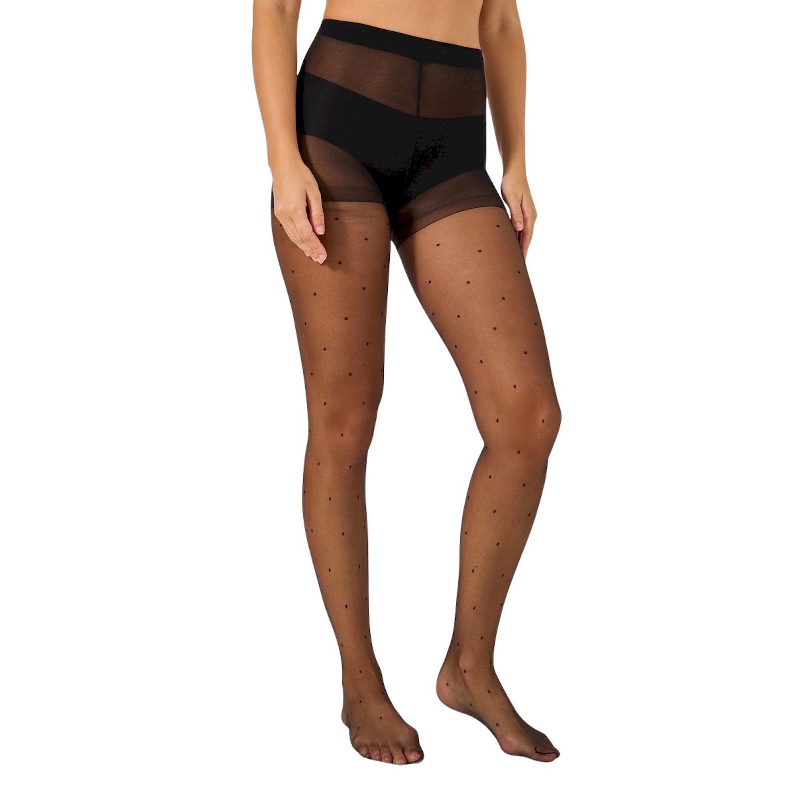 Styli 15D Polka Dot Design Stockings-women-socksandstockings-image-2