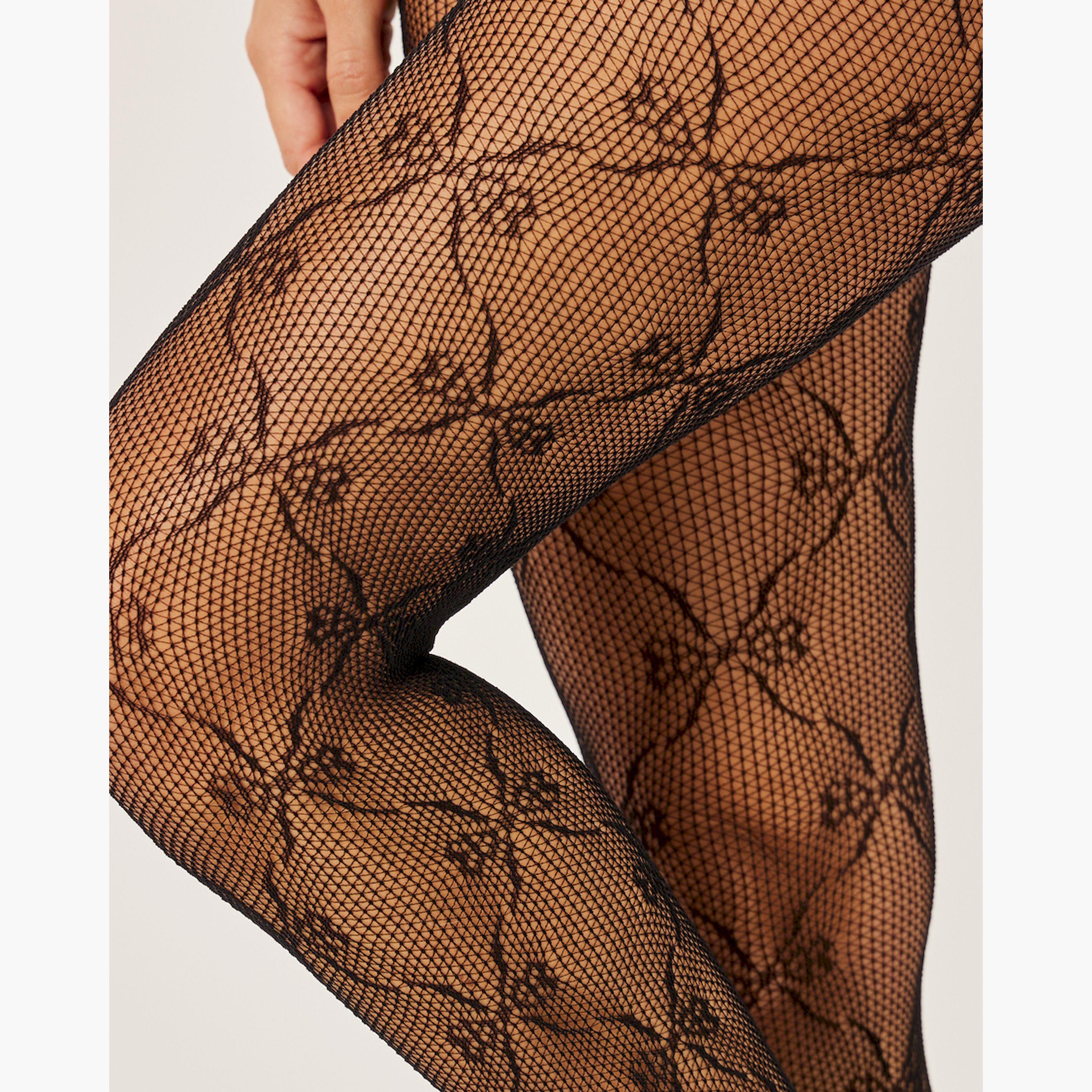 Styli 10D Ribbon Design Stockings-women-socksandstockings-image-3