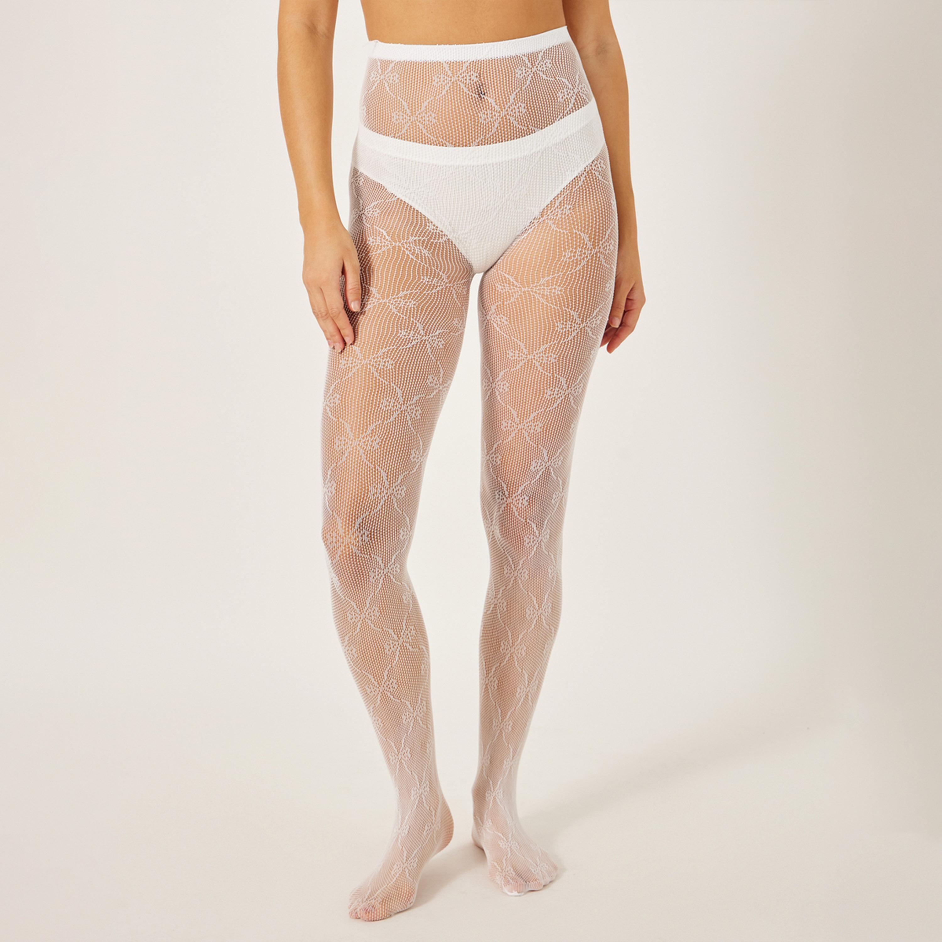 ستايلي - جوارب مزينة بشريط 10دينير-women-socksandstockings-image-1