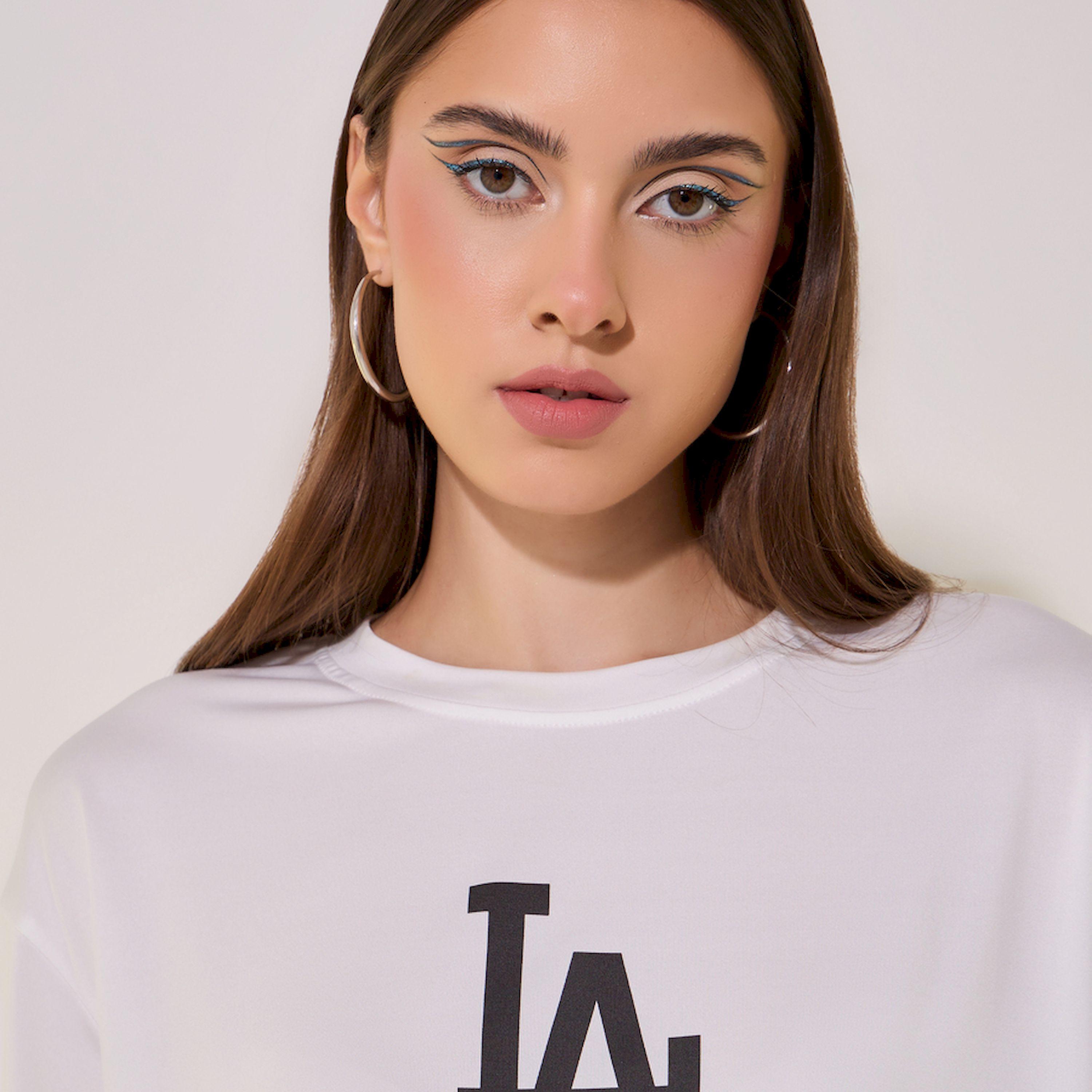 Styli Slogan Print Round Neck Oversized T-Shirt-women-clothing-tshirts-image-4