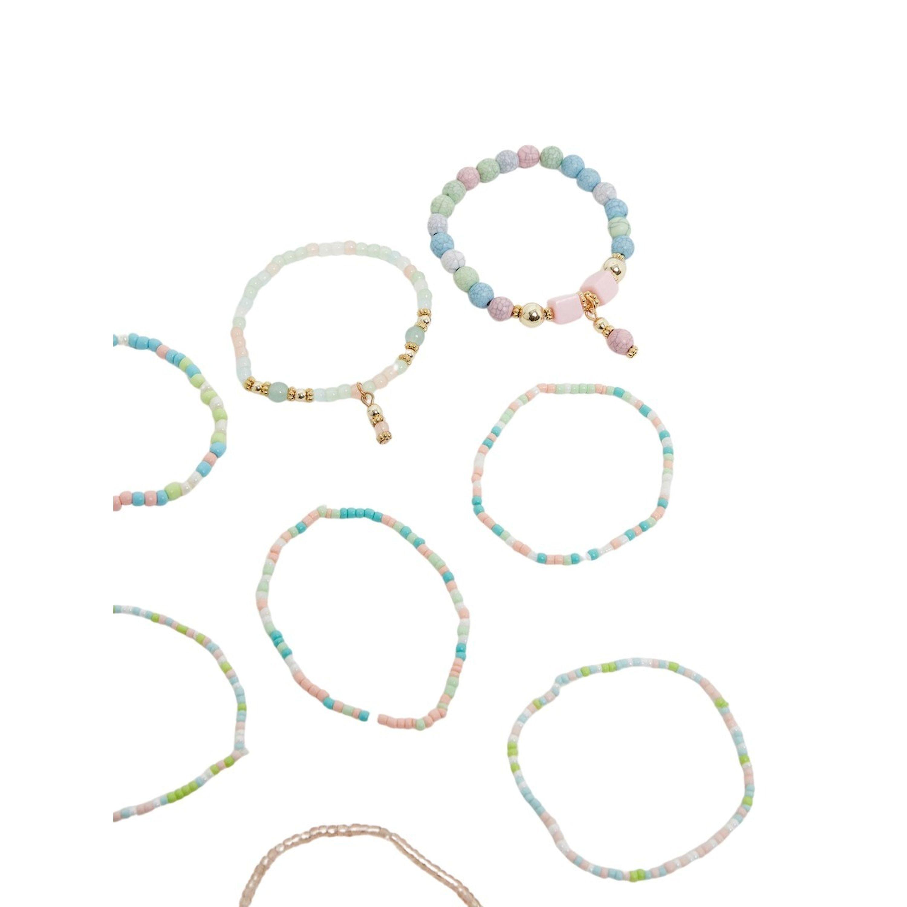 ستايلي - مجموعة من 7 قطع - أساور خرز-women-watchesandjewellery-jewellery-banglesandbracelets-image-4