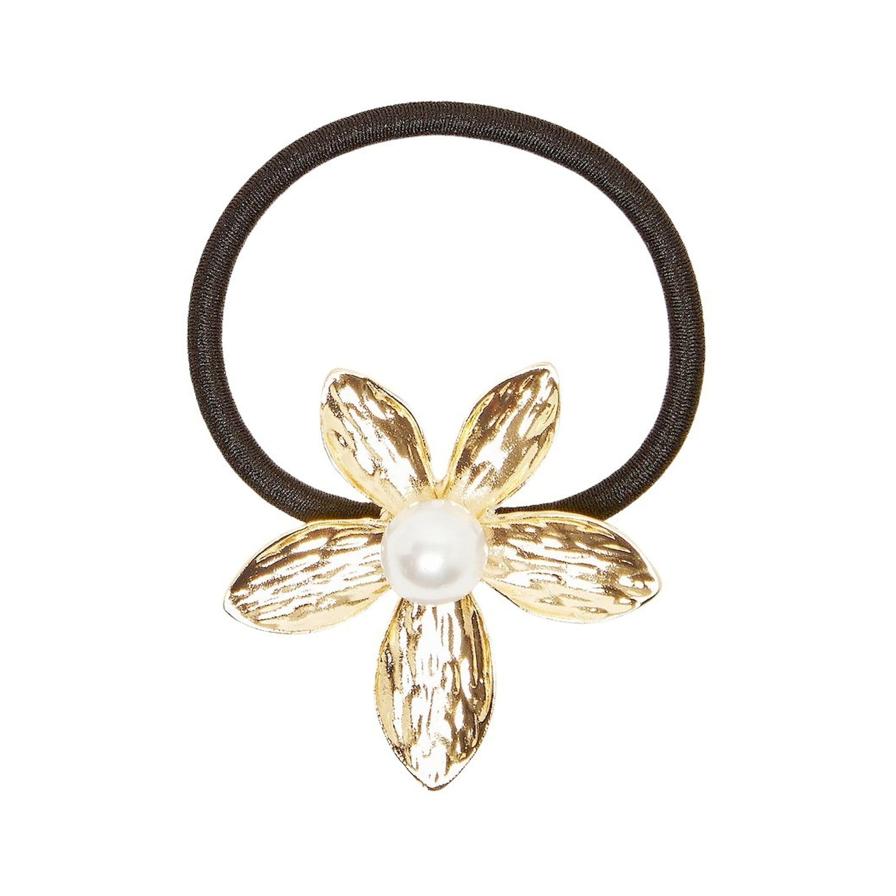 Styli Floral Accent Hair Tie-women-winterwear-scarves-image-1