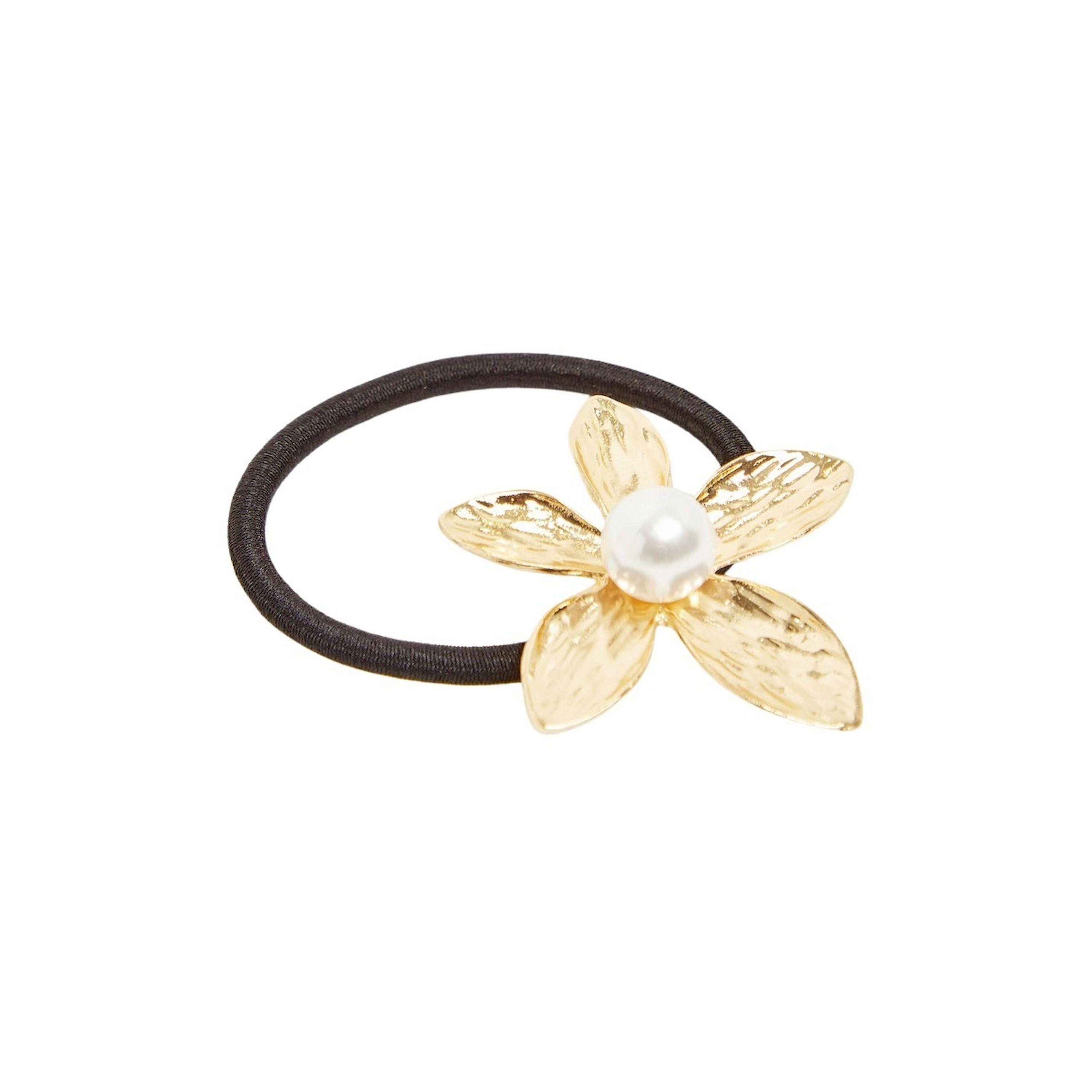 Styli Floral Accent Hair Tie-women-winterwear-scarves-image-4