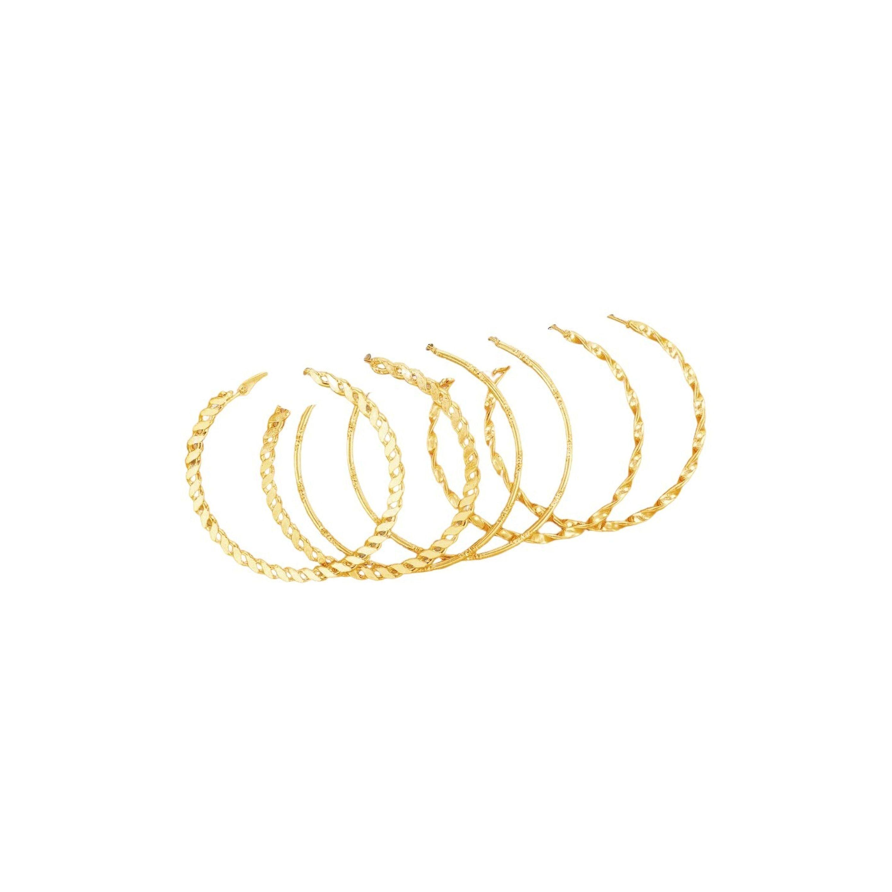 ستايلي - مجموعة من 3 - أقراط كبيرة-women-watchesandjewellery-jewellery-earrings-image-1