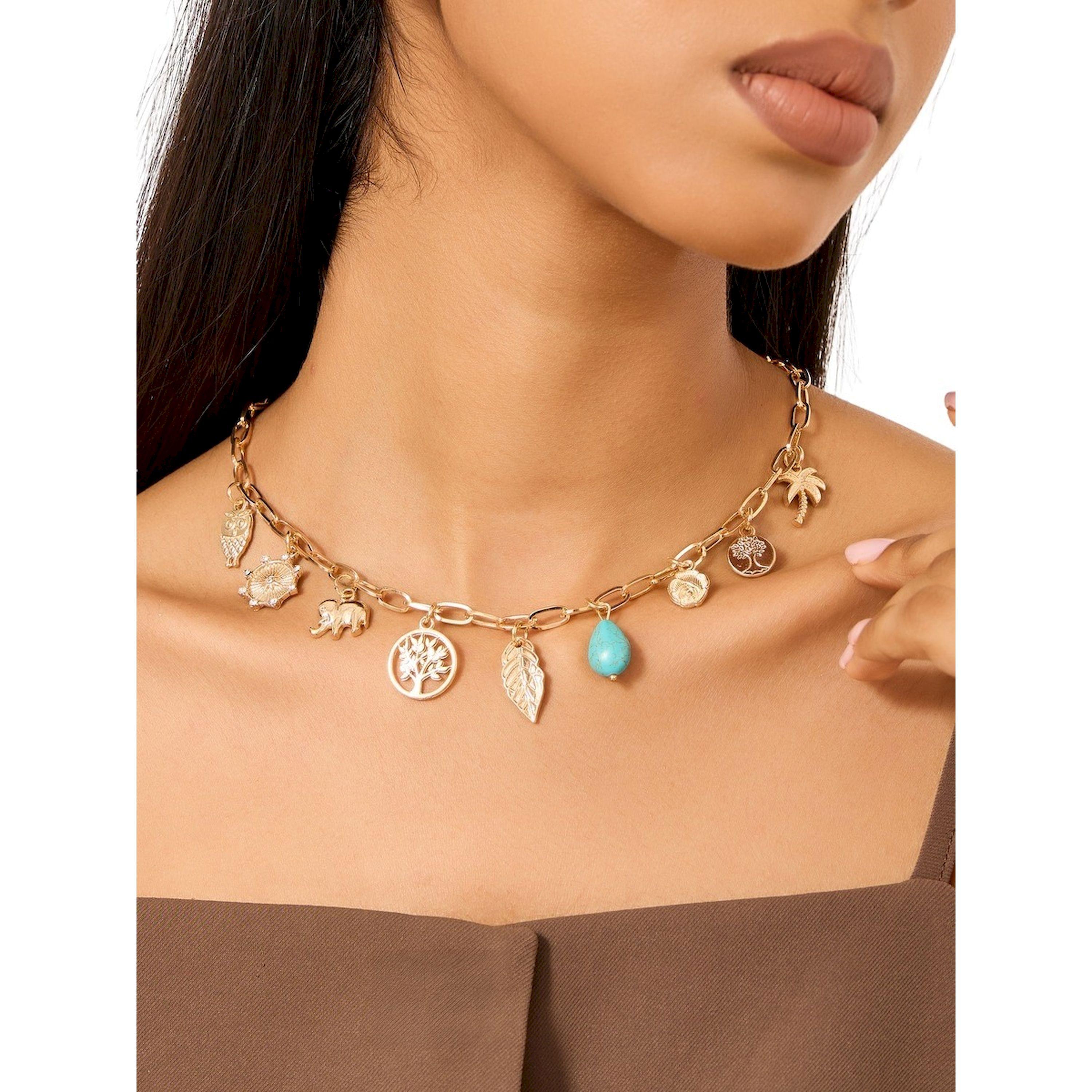 Styli Multi Charm Necklace-women-watchesandjewellery-jewellery-necklacesandpendants-image-2
