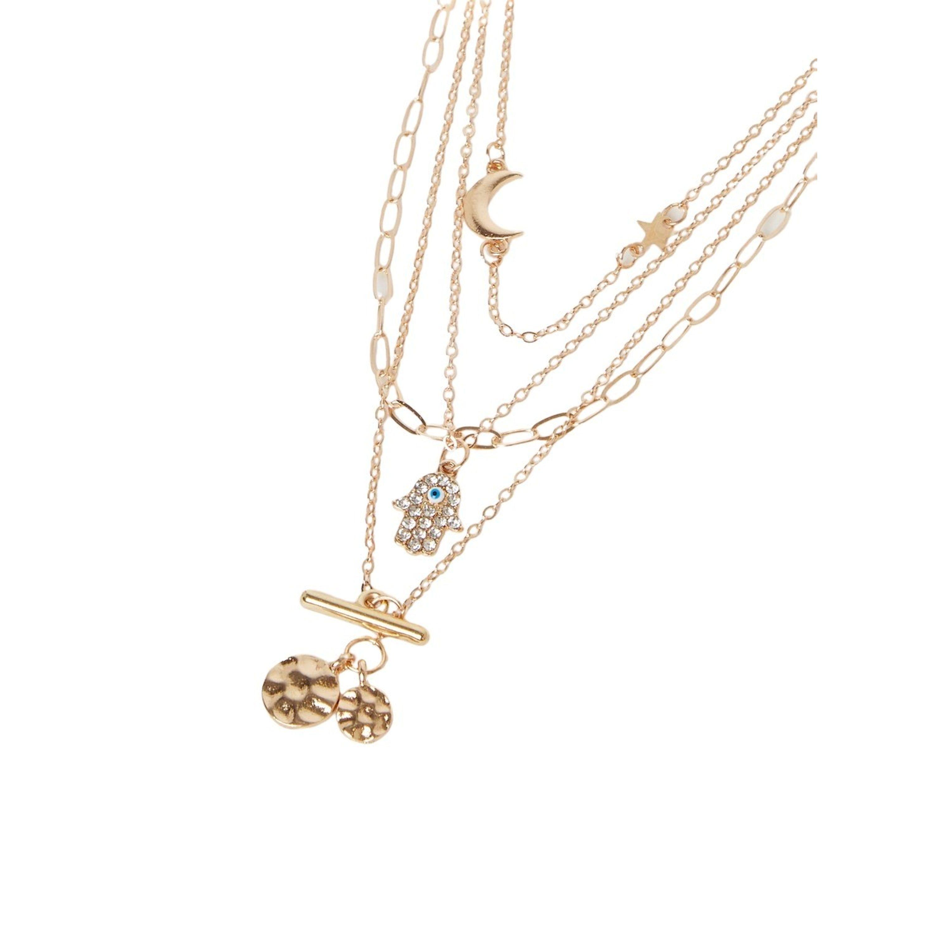 ستايلي - قلادة متعددة الطبقات بتعليقة العين-women-watchesandjewellery-jewellery-necklacesandpendants-image-2