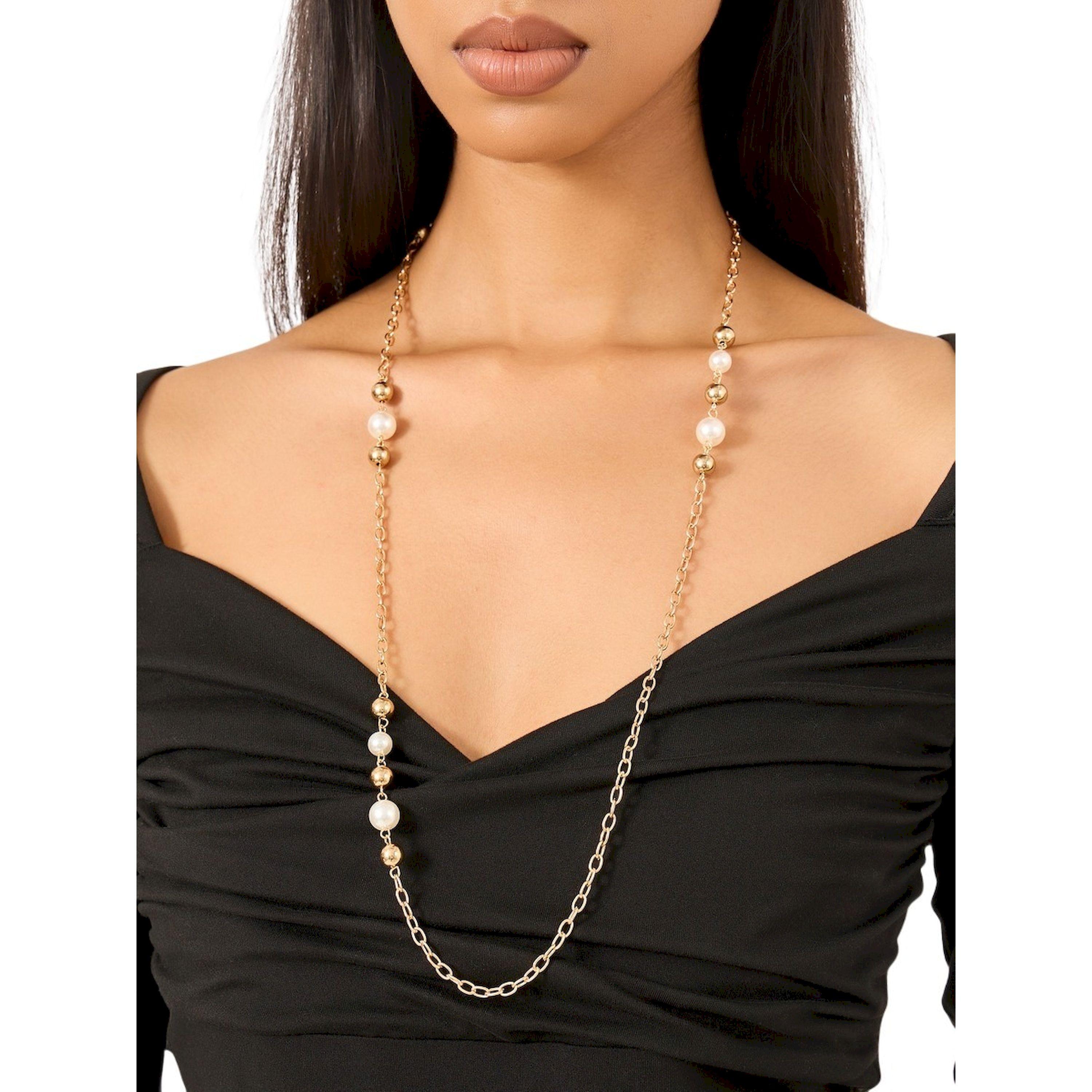 Styli Long Faux Pearl Necklace-women-watchesandjewellery-jewellery-necklacesandpendants-image-2