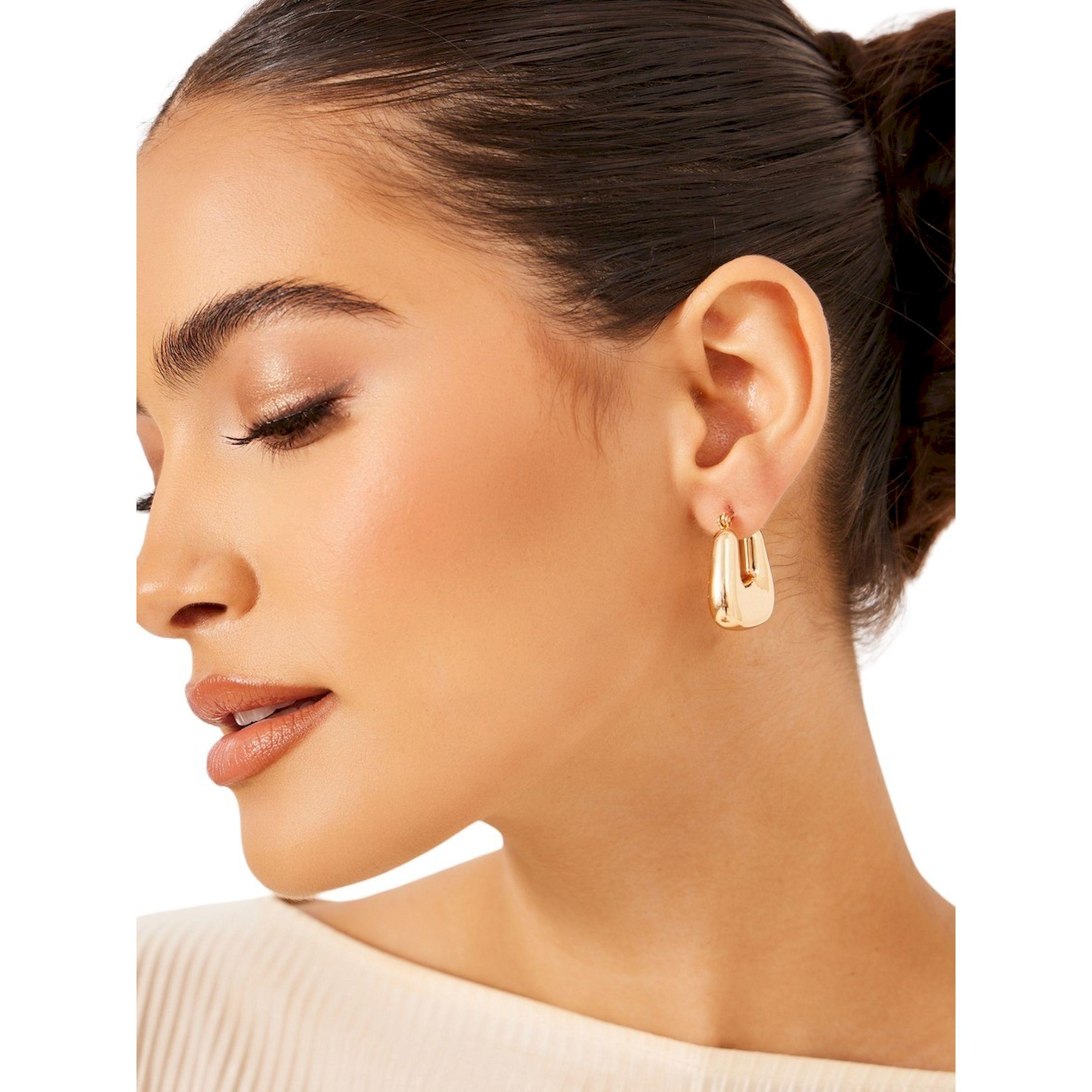 Styli Set of 2 - Square Hoop Earrings-women-watchesandjewellery-jewellery-earrings-image-2