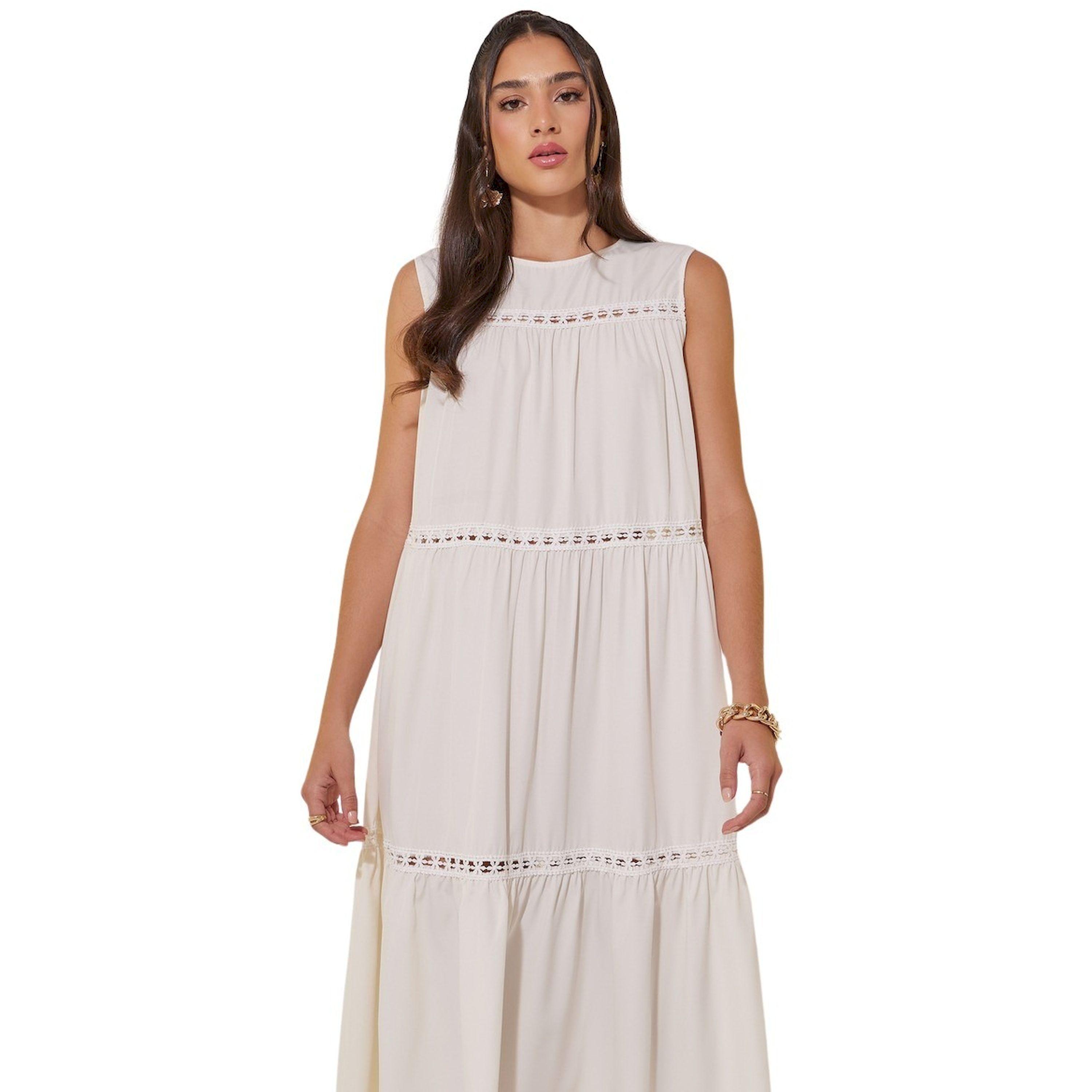 فستان ميدي سادة بدون أكمام-women-clothing-dresses-image-3