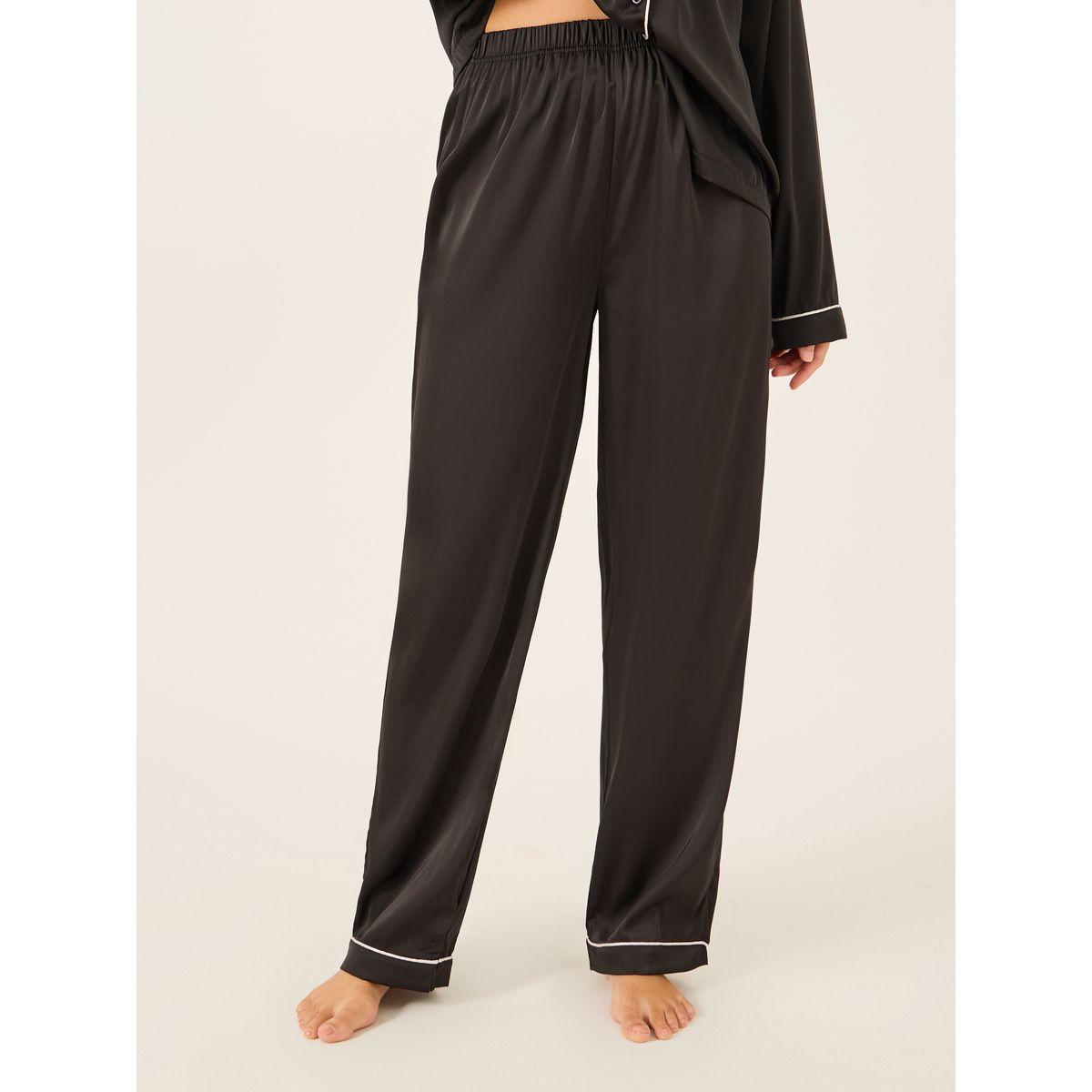 طقم بيجاما من بنطال وبلوزة ساتان بأكمام طويلة-women-clothing-nightwear-pyjamas-longsets-image-5