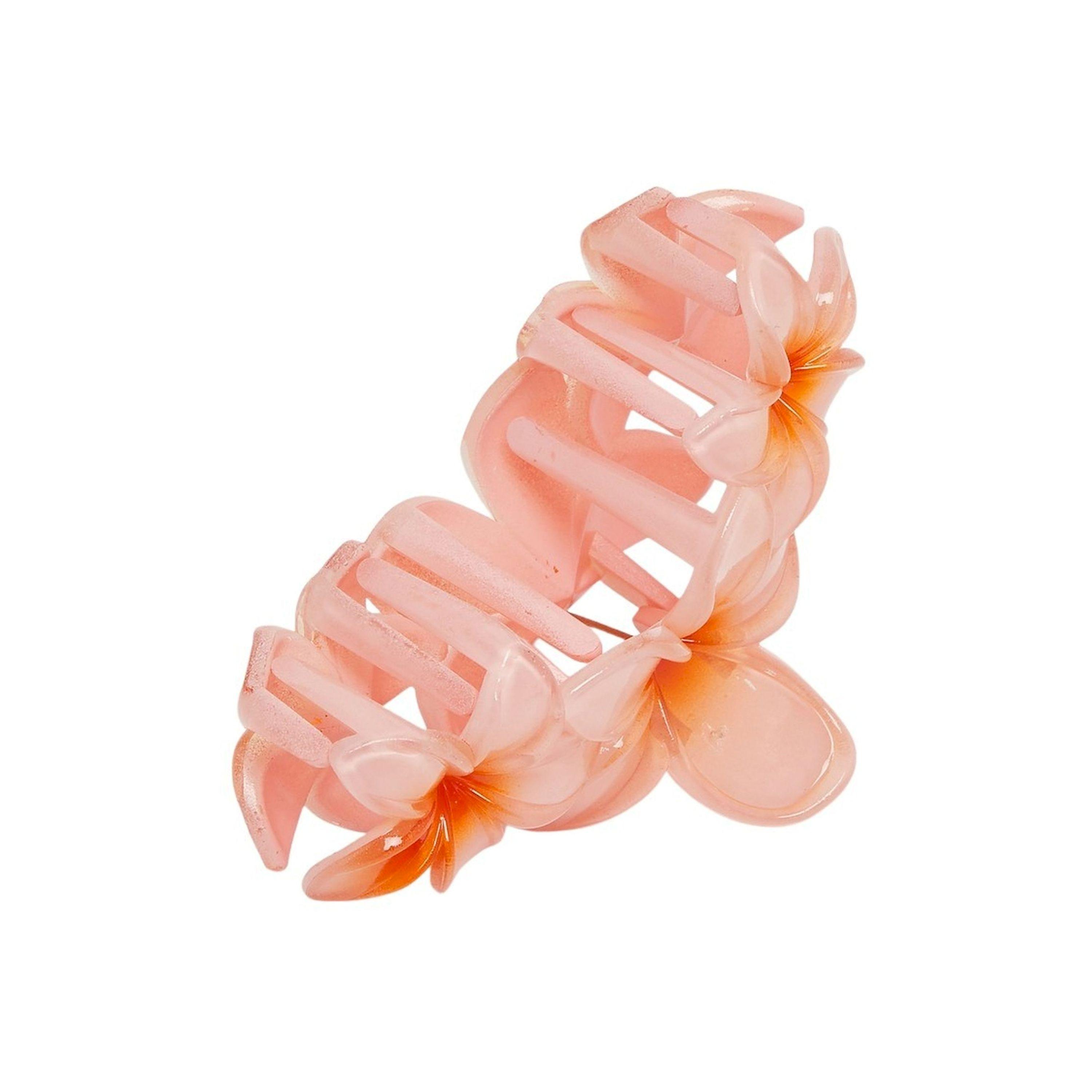 ستايلي -  مجموعة من قطعتين مشبك مخلب تصميم زهرة-women-hairaccessories-clips-image-1