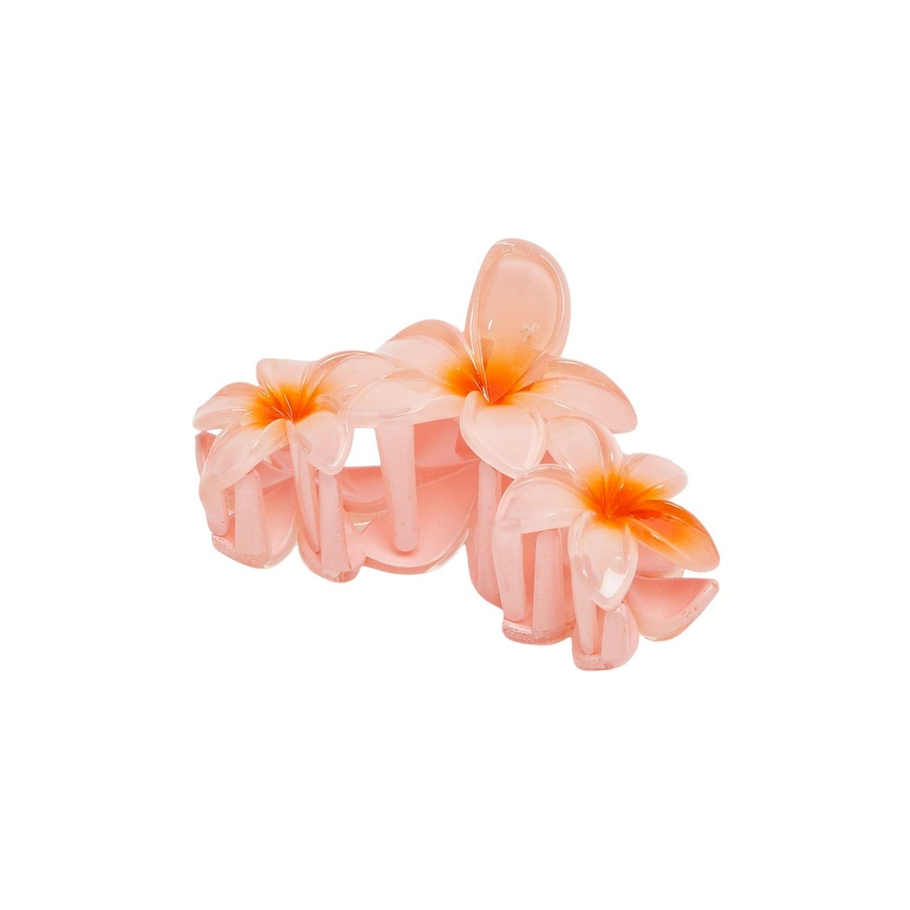 ستايلي -  مجموعة من قطعتين مشبك مخلب تصميم زهرة-women-hairaccessories-clips-image-3