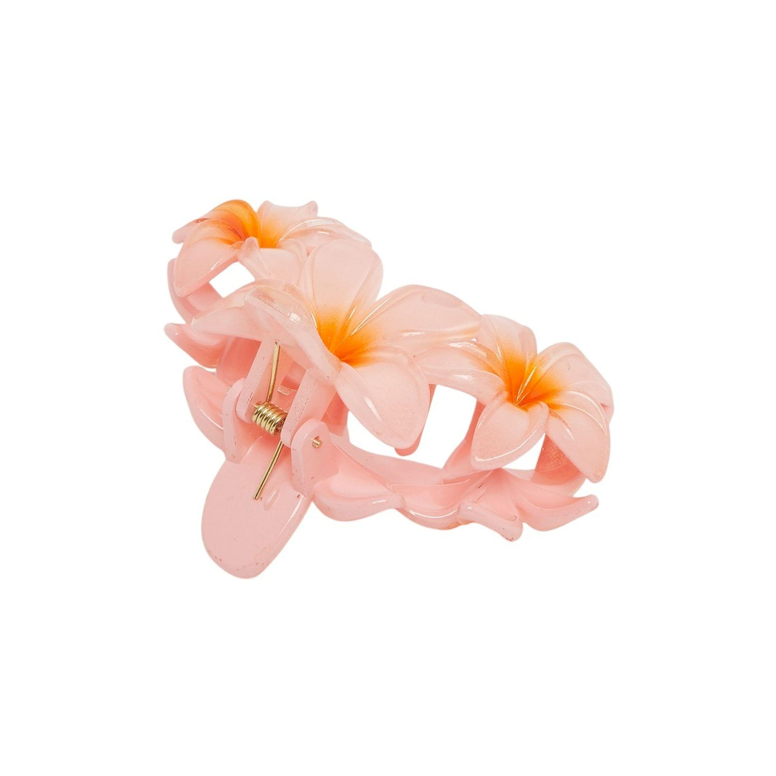 ستايلي -  مجموعة من قطعتين مشبك مخلب تصميم زهرة-women-hairaccessories-clips-image-4