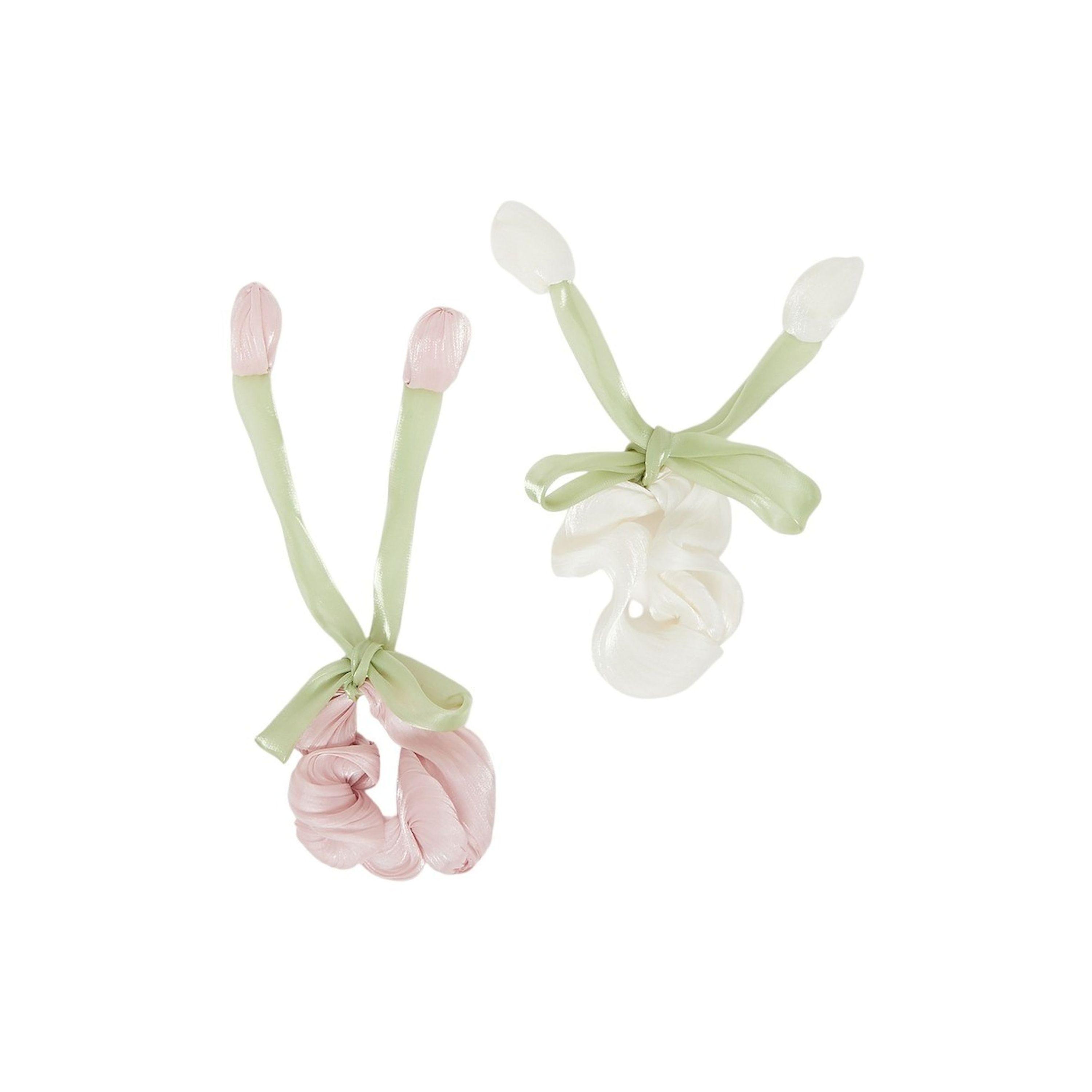 Styli Pack of 2 - Long Drop Scrunchie-women-hairaccessories-scrunchies-image-1