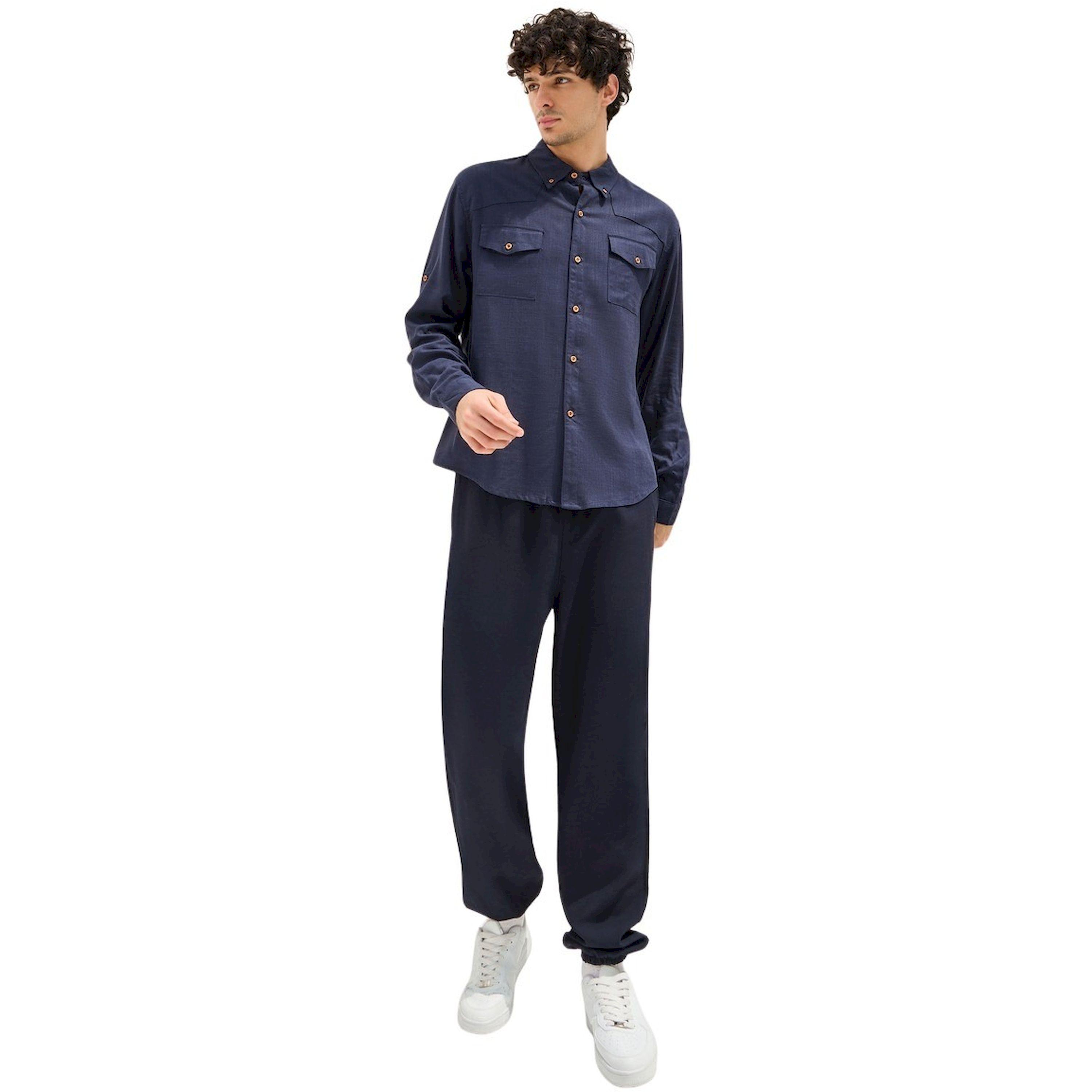 Styli Regular Fit Spread Collar Shirt with Chest Pockets-men-clothing-shirts-image-2