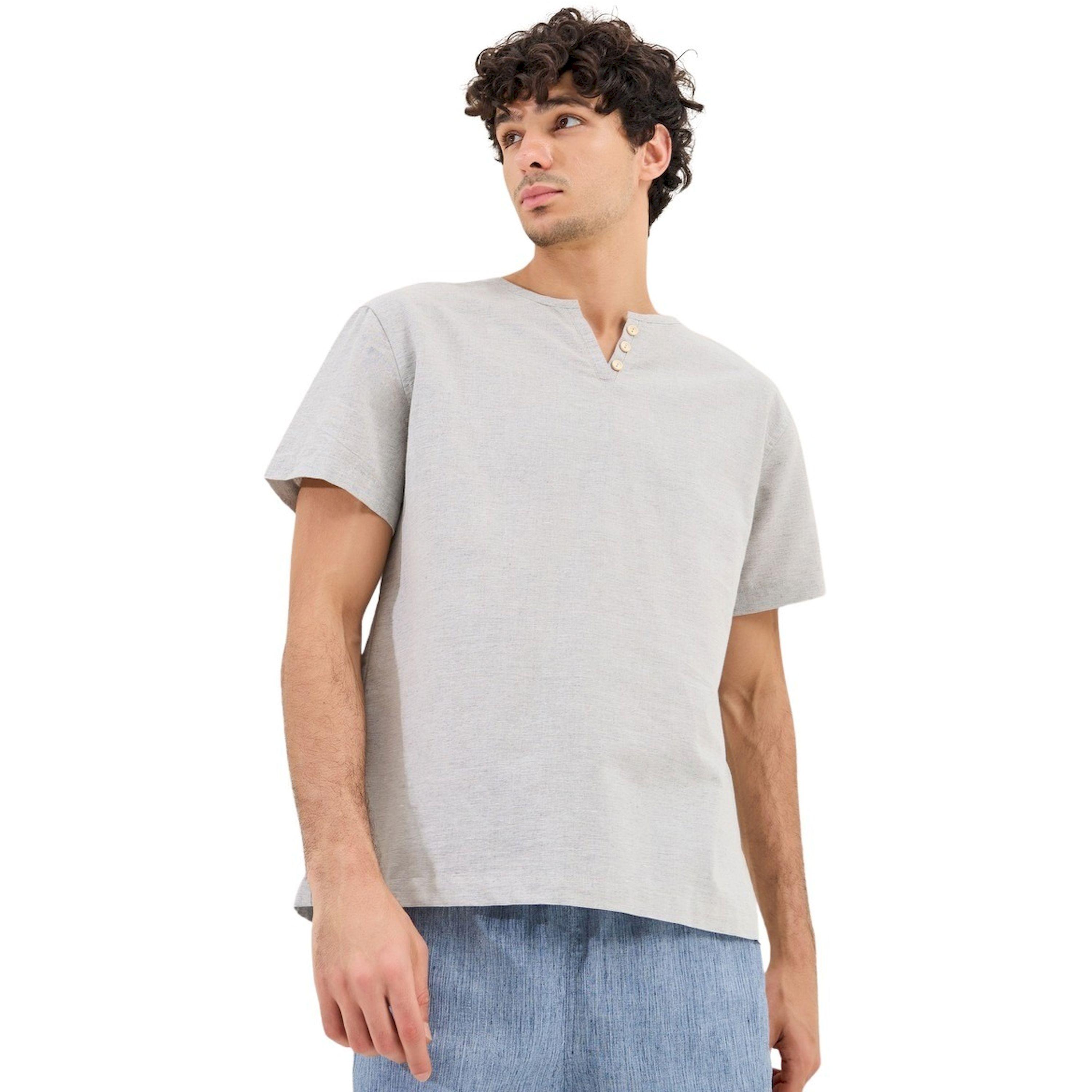 Styli Solid Notch Neck Oversized T-Shirt-men-clothing-tshirtsandpolos-tshirts-image-1