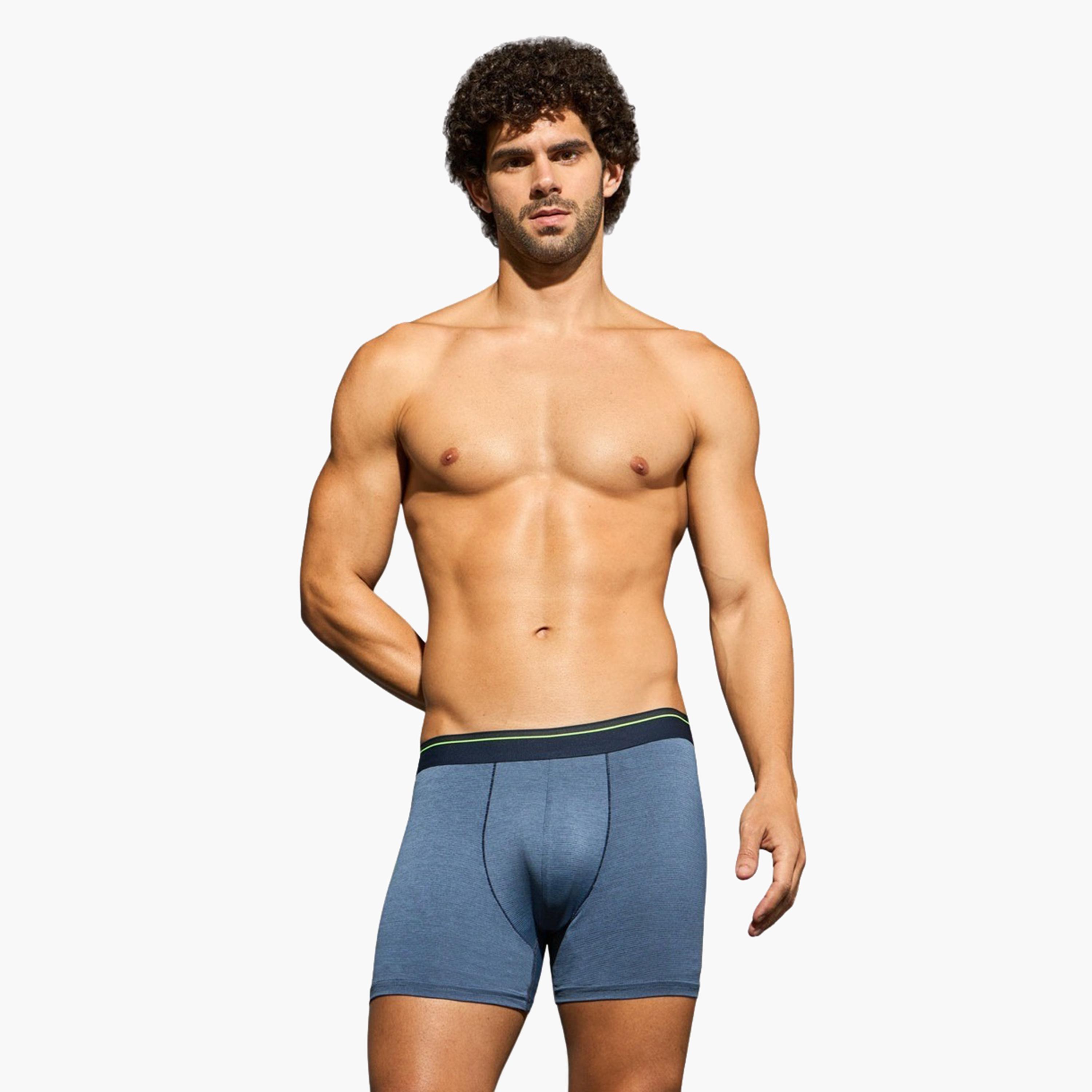 Technosport x Styli Men Solid Trunks with ELASTO LITE-men-clothing-innerwear-underwear-image-1