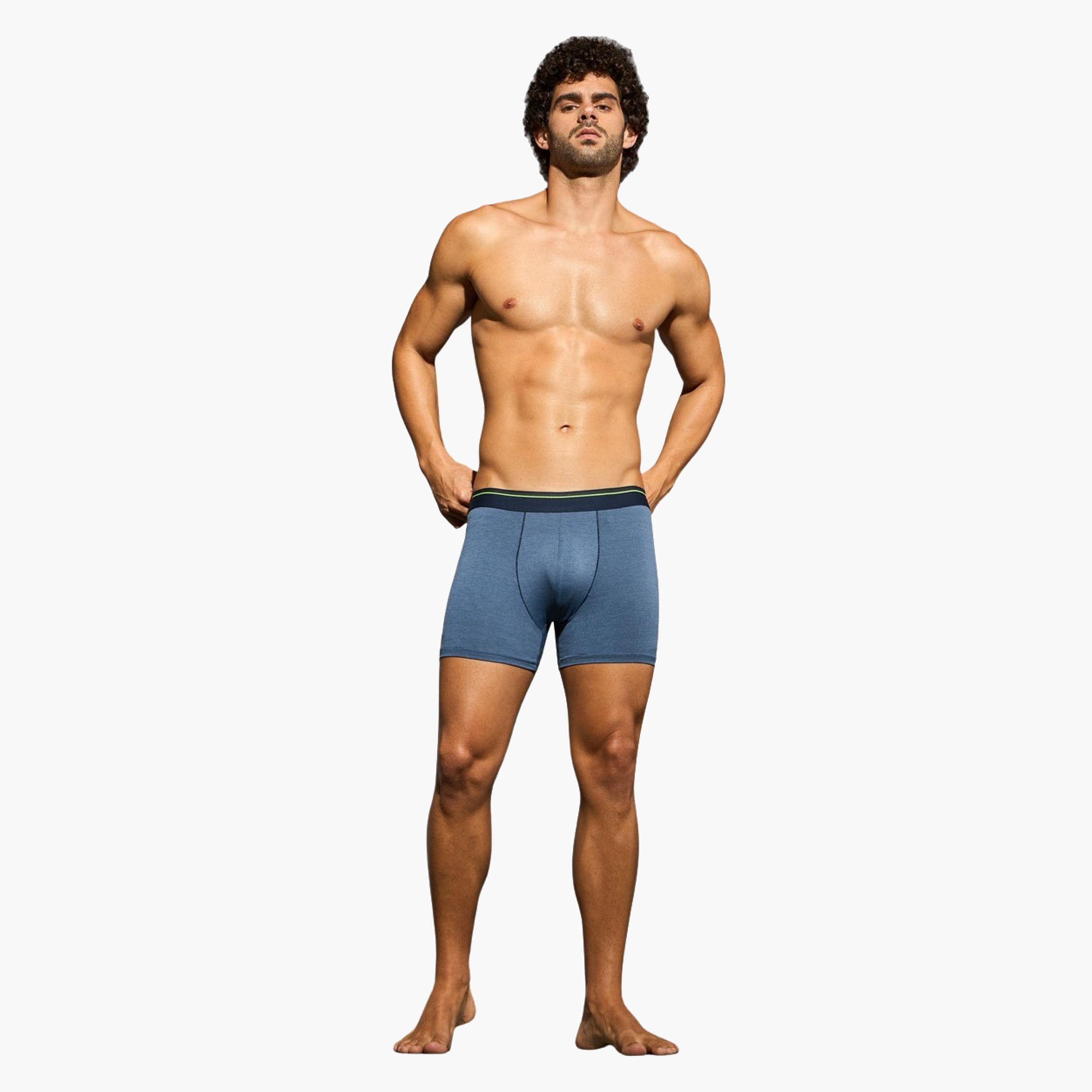 Technosport x Styli Men Solid Trunks with ELASTO LITE-men-clothing-innerwear-underwear-image-2