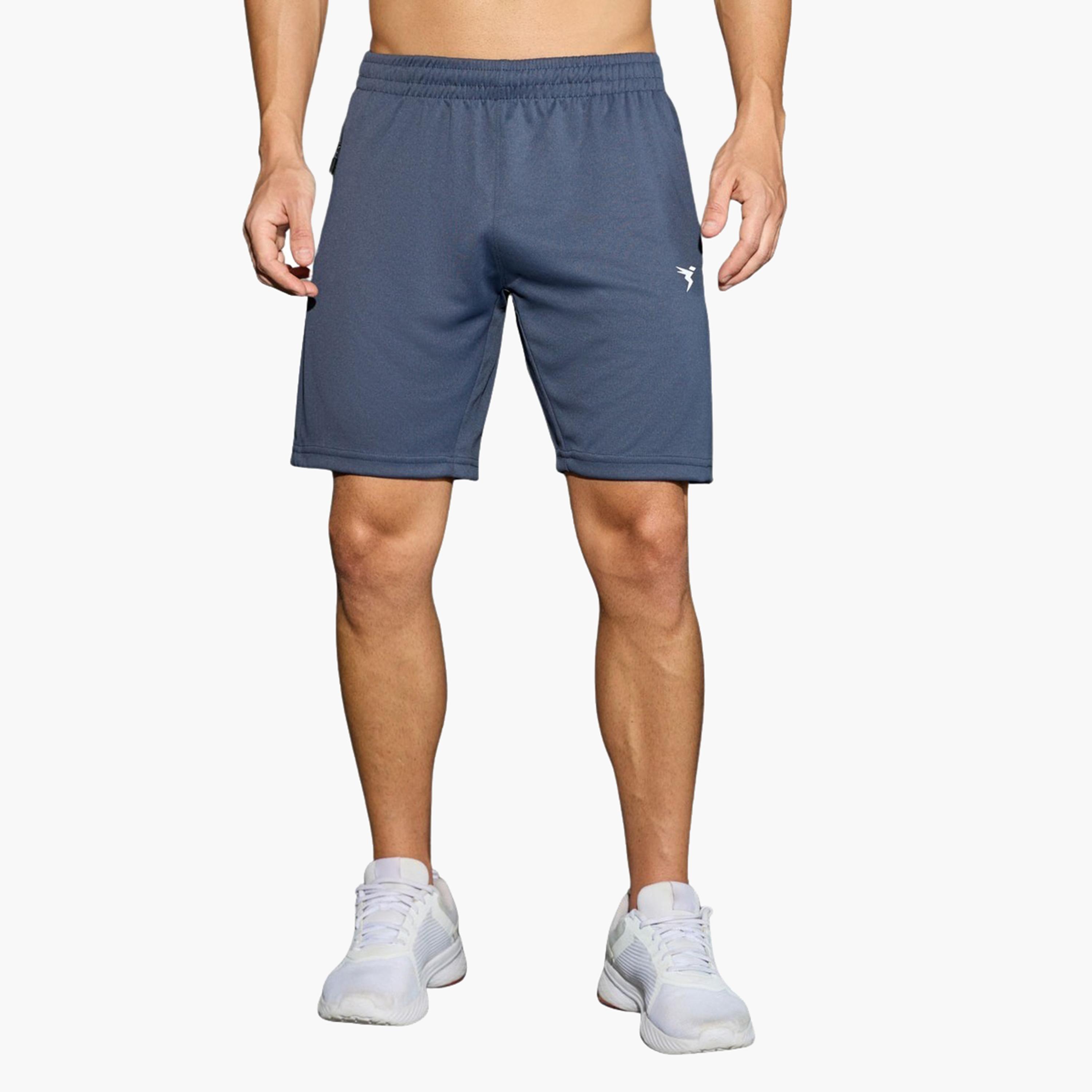 تكنوسبورت × ستايلي - شورت رجالي ضيق بقماش تكنو دراي-men-clothing-sportswearandactivewear-bottoms-shorts-image-2
