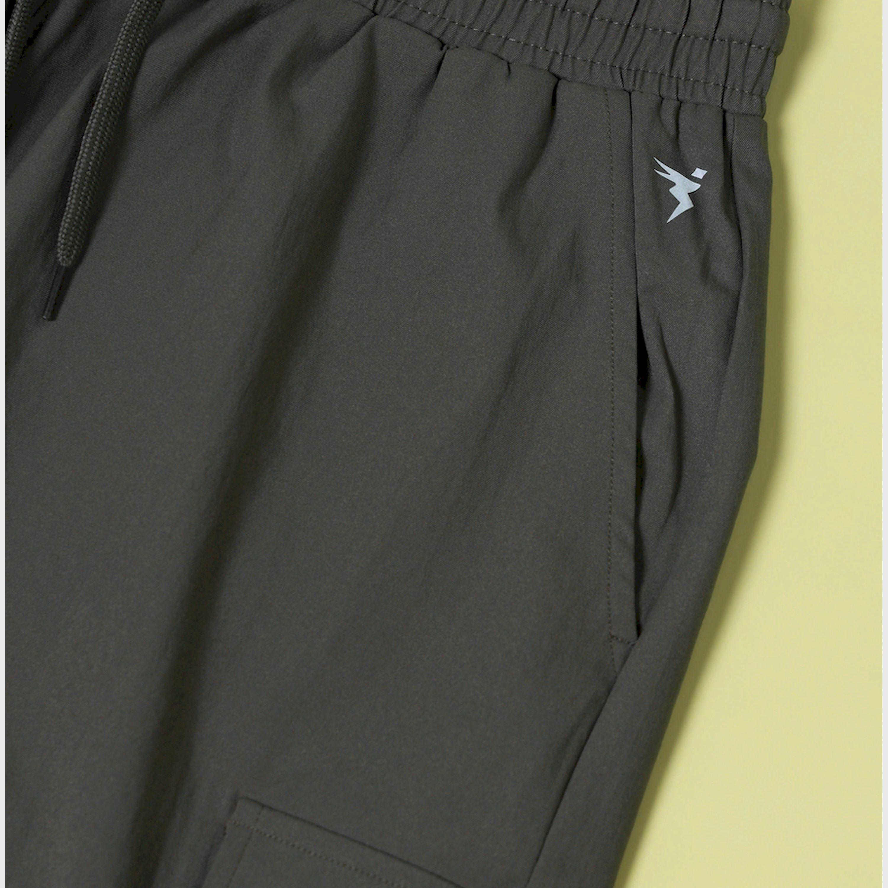 Technosport X Styli Men Solid Slim Fit Sports Shorts With Ts Flexi-men-clothing-sportswearandactivewear-bottoms-shorts-image-2