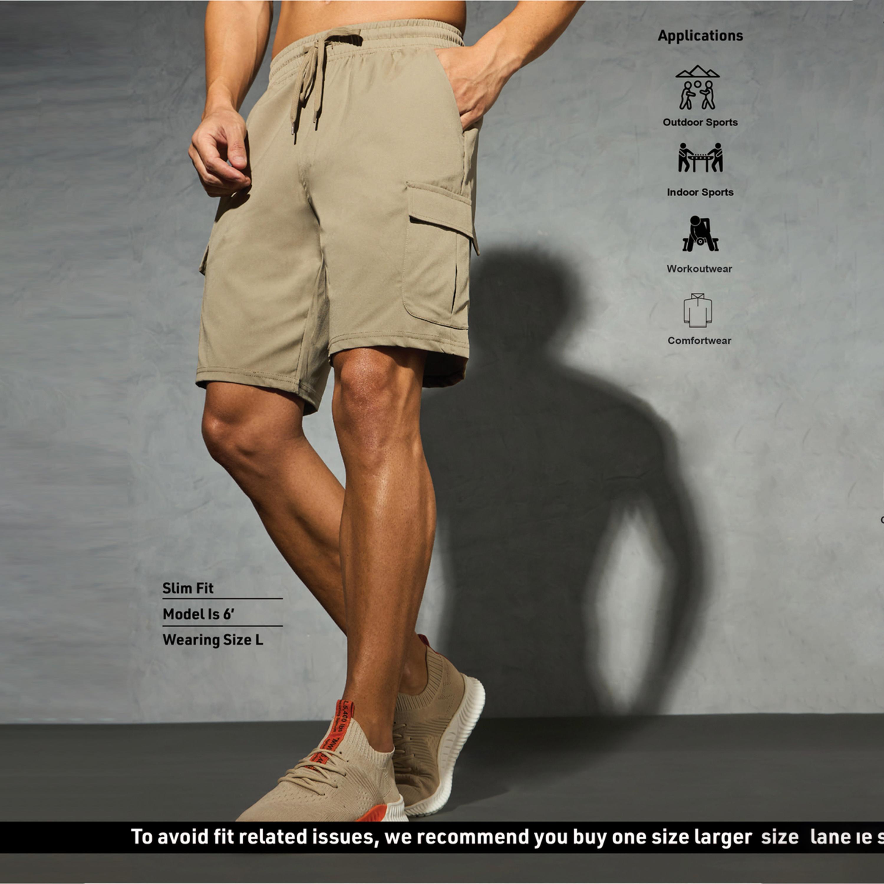 تكنو سبورت × ستايلي - شورت رياضي رجالي ضيق مع تس فليكسي-men-clothing-sportswearandactivewear-bottoms-shorts-image-5