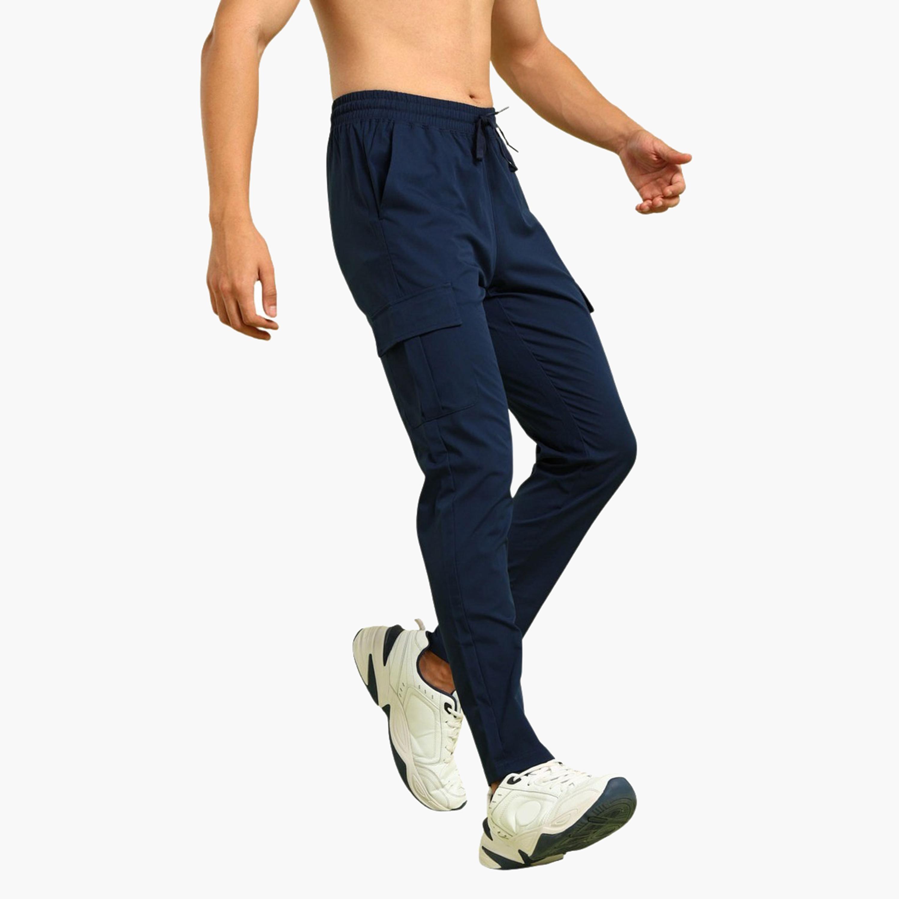 تكنوسبورت × ستايلي - بنطال كارغو رجالي بقصّة ضيقة وقماش تي اس فليكسي-men-clothing-sportswearandactivewear-bottoms-joggers-image-4