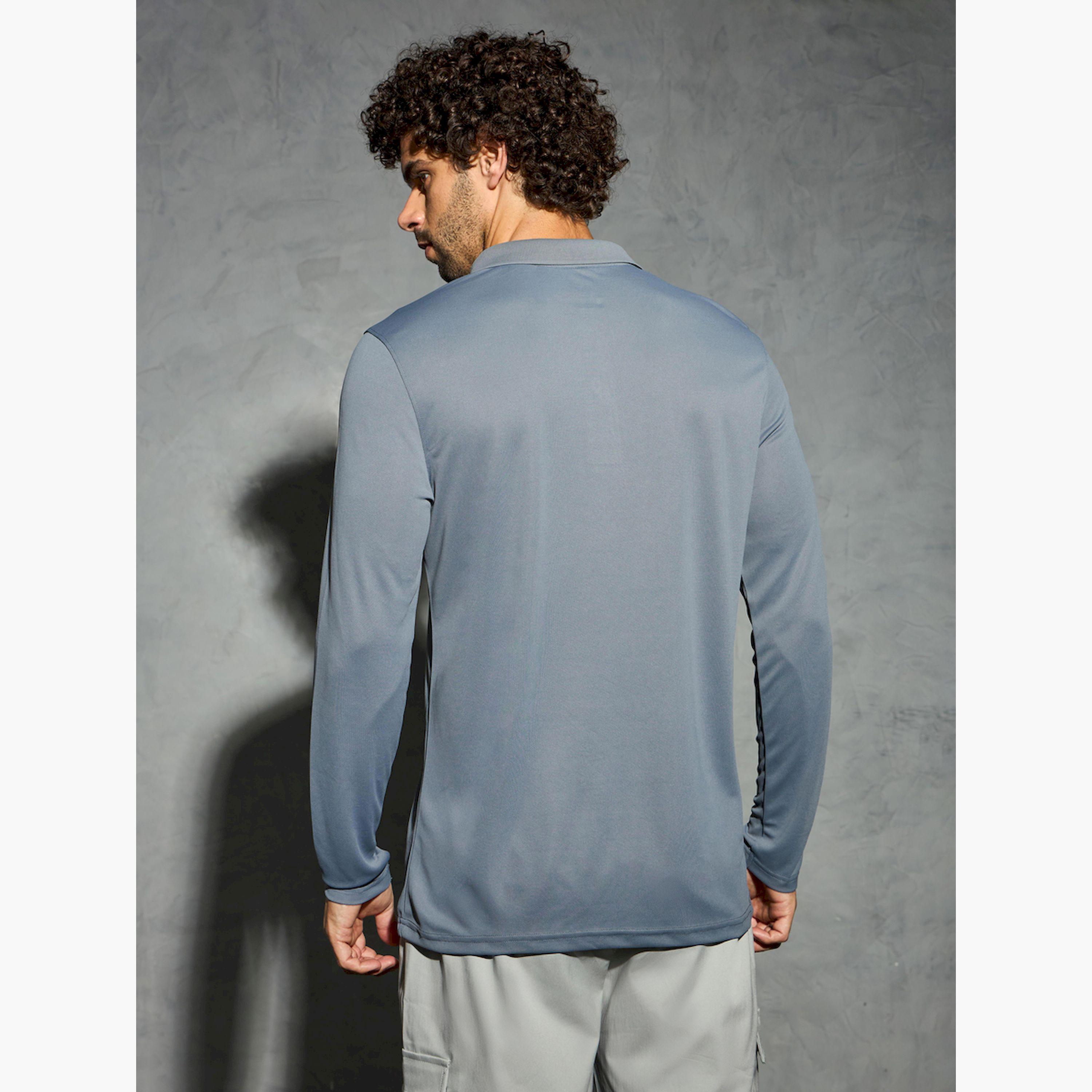 تيكنو سبورت × ستايلي-  تي شيرت بولو رجالي سادة قصّة سليم مع تيكنو كول-men-clothing-sportswearandactivewear-tshirtsandpolos-image-3