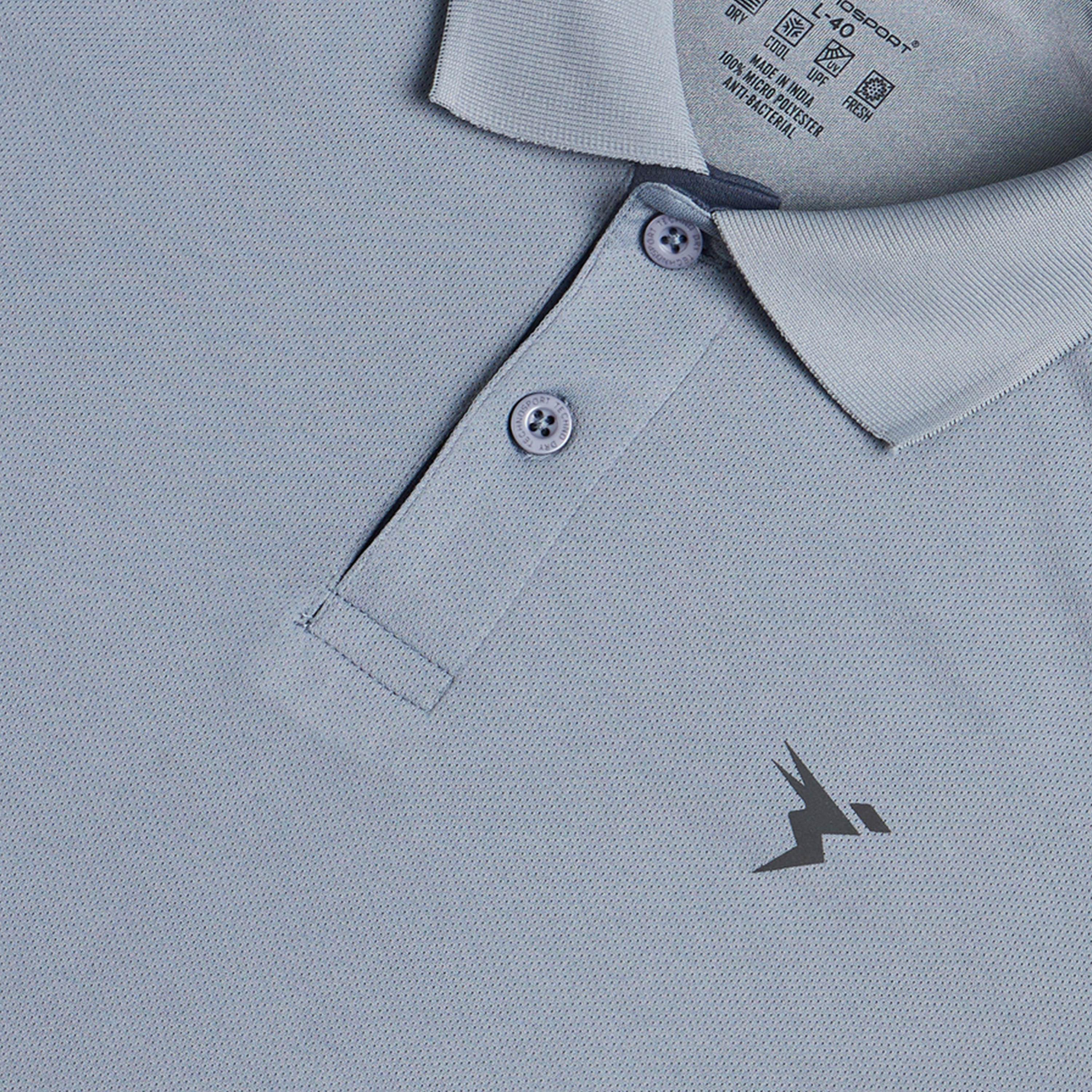 تيكنو سبورت × ستايلي-  تي شيرت بولو رجالي سادة قصّة سليم مع تيكنو كول-men-clothing-sportswearandactivewear-tshirtsandpolos-image-4
