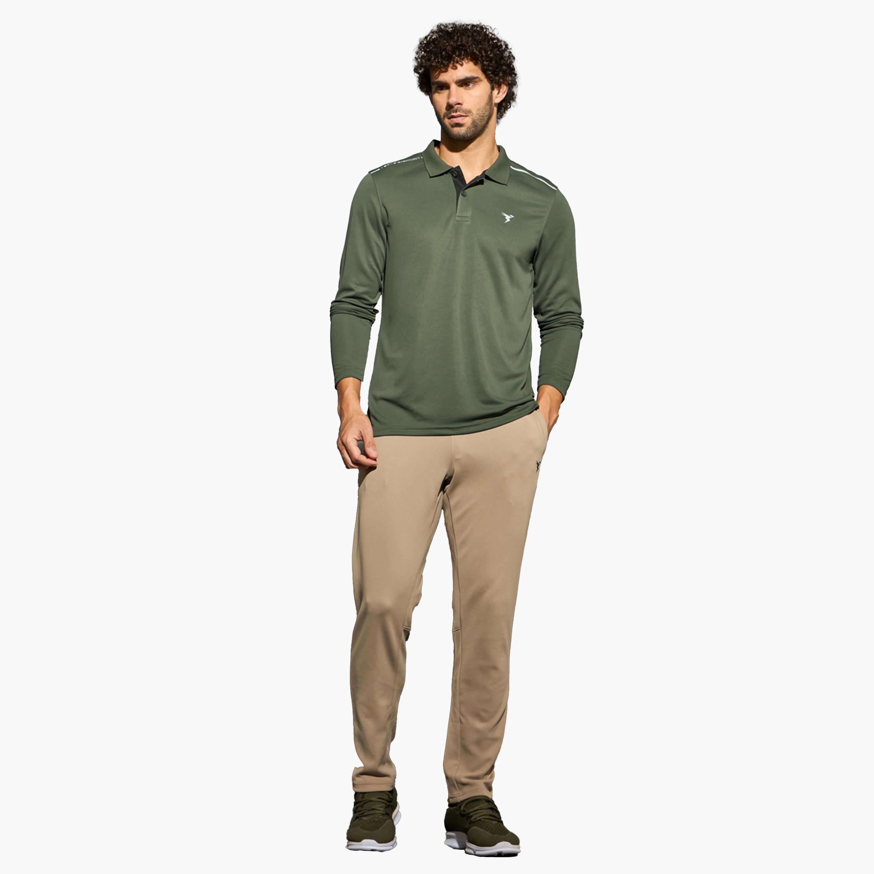 Technosport X Styli Men Solid Slim Fit Polo T-Shirt with Technocool-men-clothing-sportswearandactivewear-tshirtsandpolos-image-2