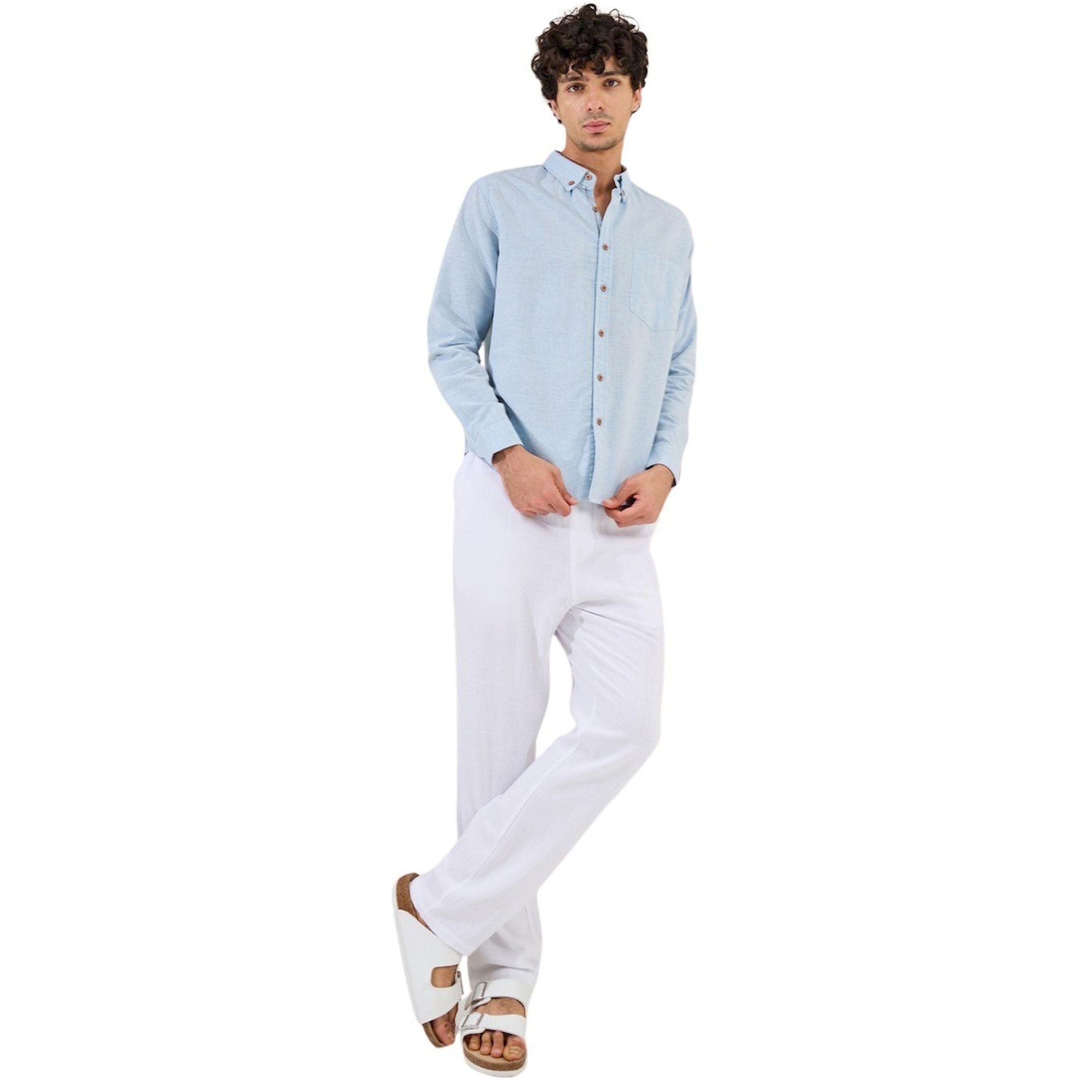 Styli Contrast Stitch and Loop Detail Regular Fit Shirt-men-clothing-shirts-image-2