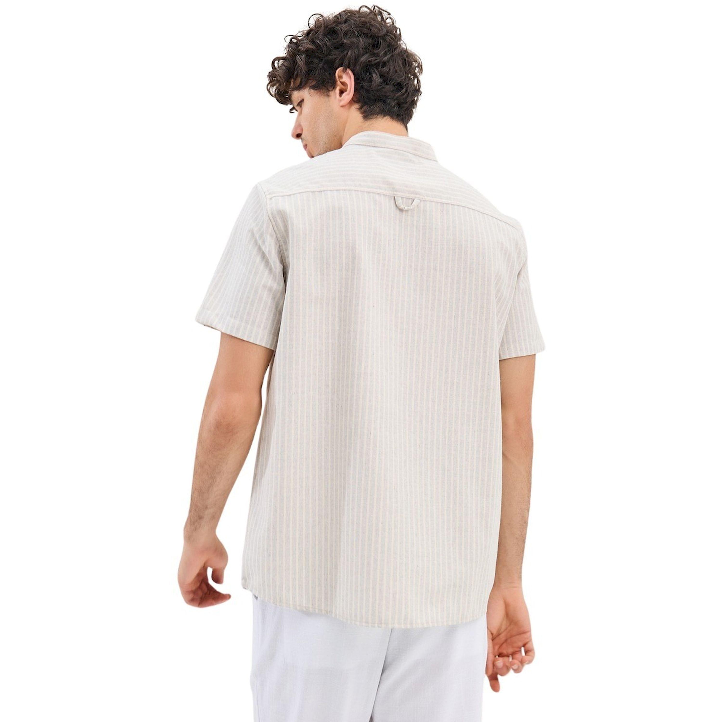 Styli Striped Relaxed Fit Mandarin Collar Shirt-men-clothing-shirts-image-4