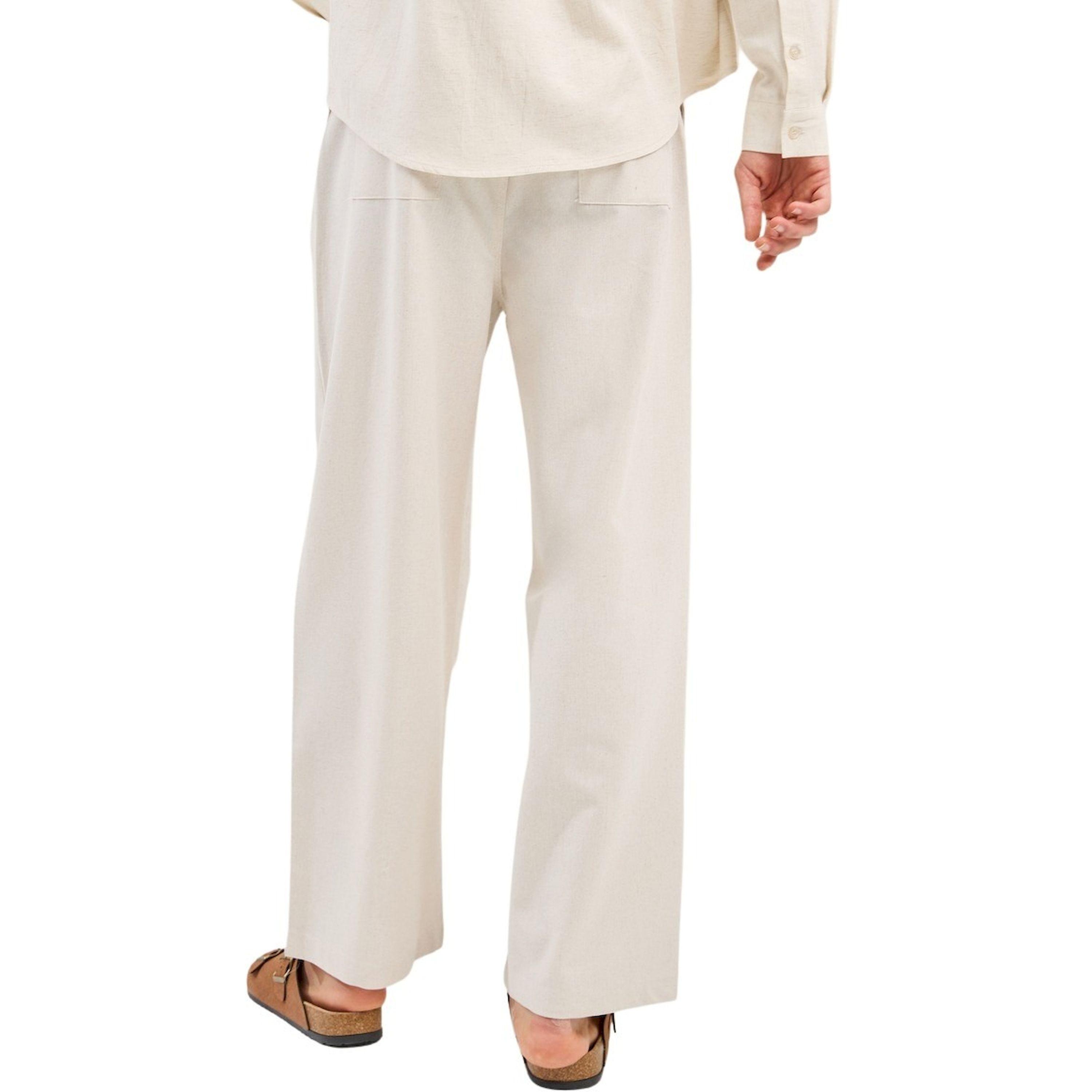 ستايلي -  بنطال واسع بقصّة طيّات من مزيج الكتان المتين-men-clothing-bottoms-trousersandchinos-trousers-image-4