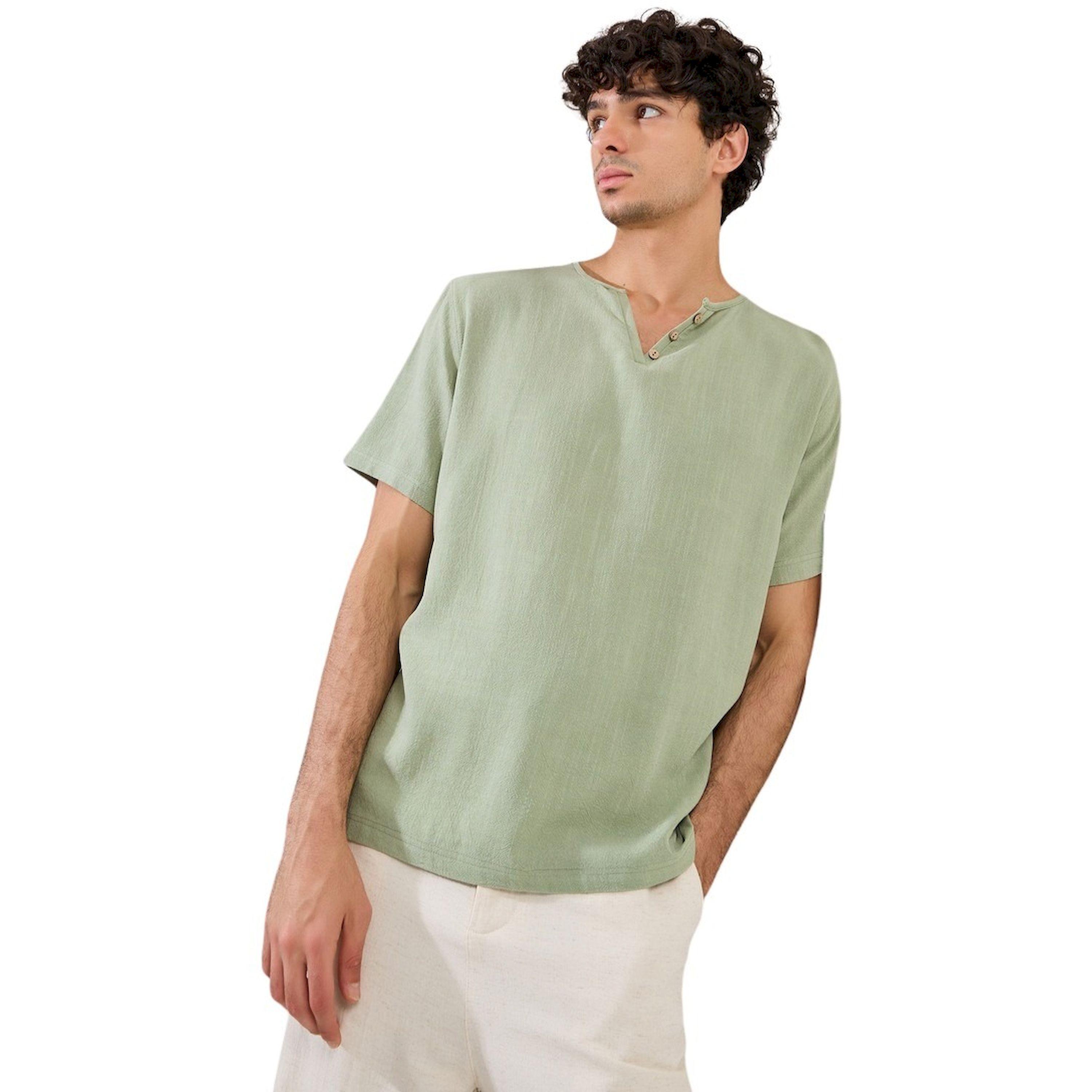 Styli Oversized Plain V Neck T-Shirt-men-clothing-tshirtsandpolos-tshirts-image-1