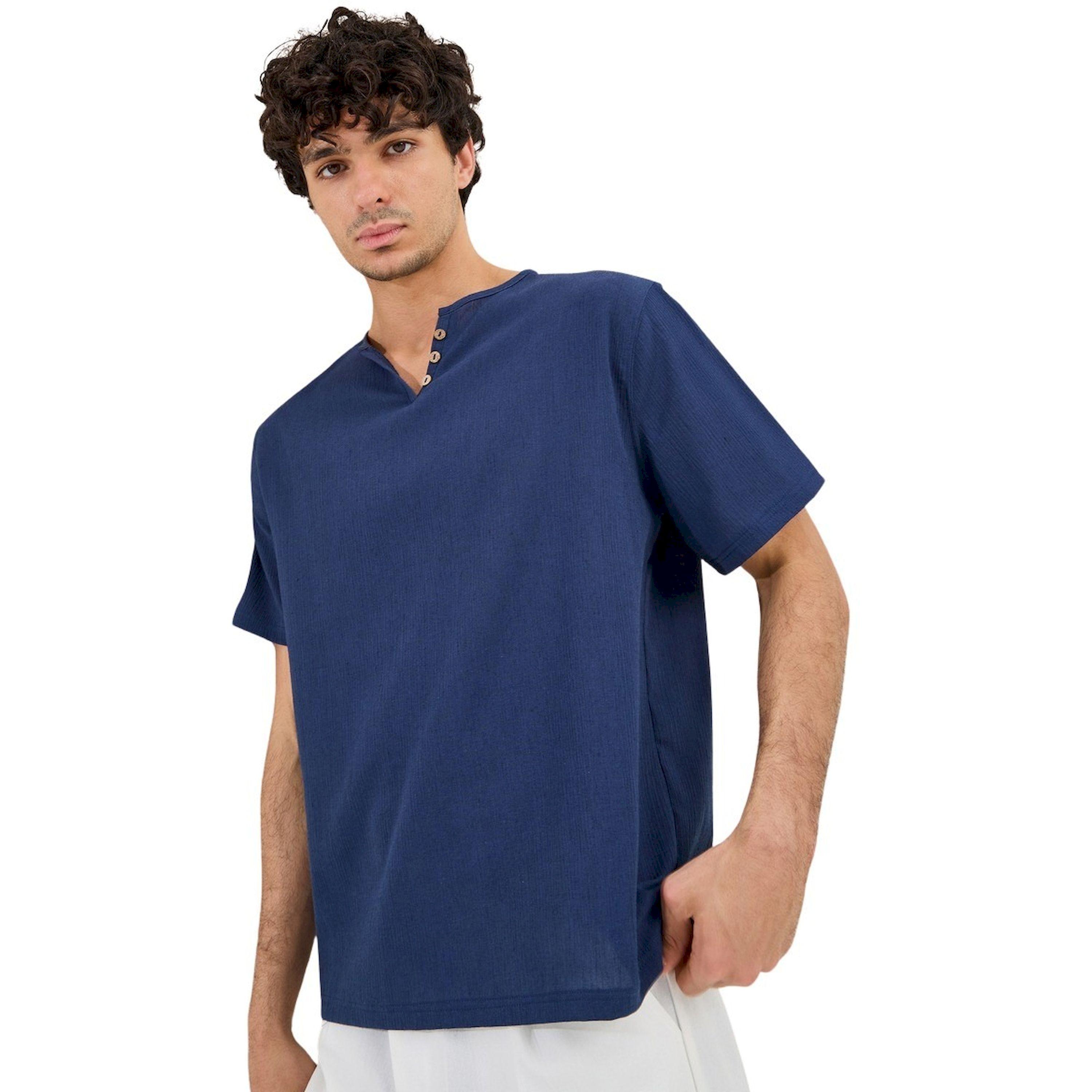 Styli Oversized Plain V Neck T-Shirt-men-clothing-tshirtsandpolos-tshirts-image-1