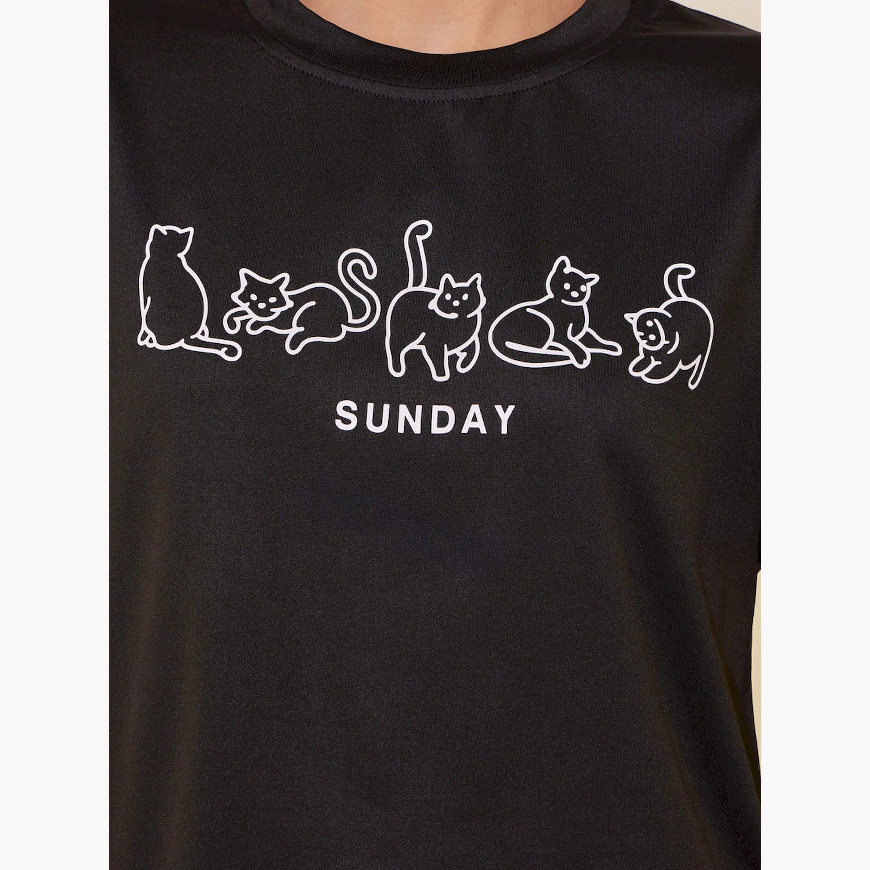 Take Two Round Neck Graphic Print T-Shirt-women-clothing-tshirts-image-3