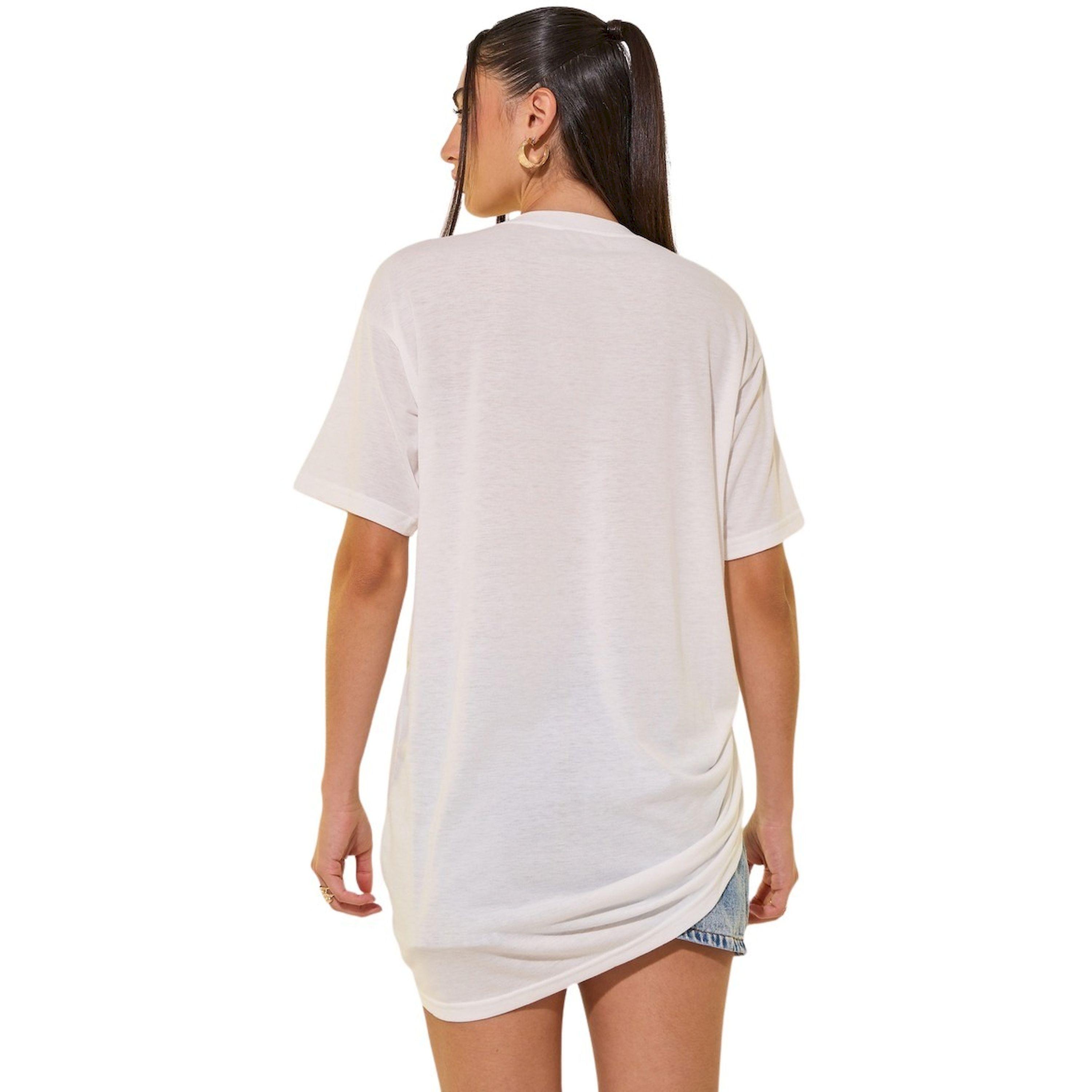 Take Two Women White Oversized Round Neck T-Shirt with Drawstring Detail-women-clothing-tshirts-image-4