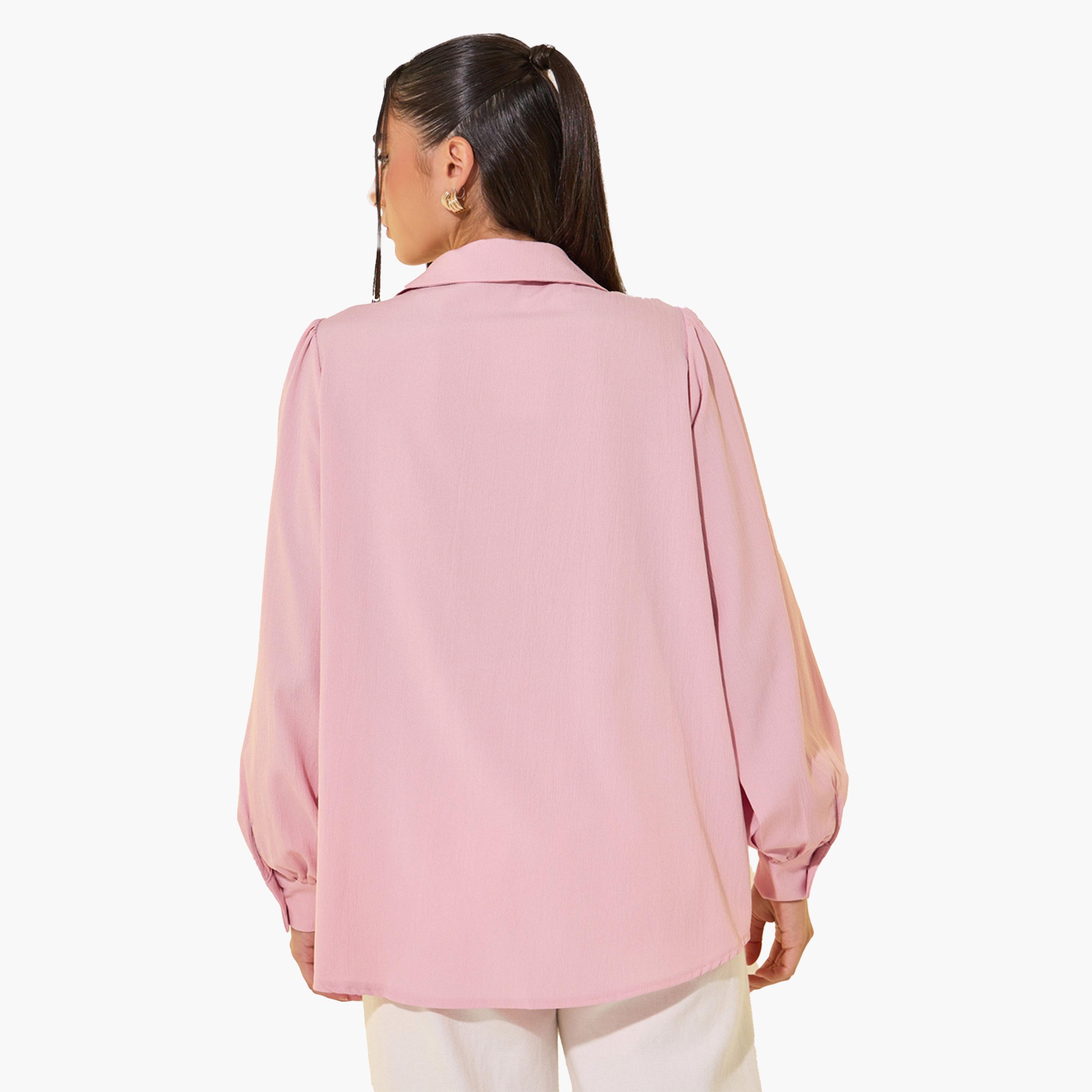 بلوزة بتفاصيل مُطرّزة وأكمام طويلة-women-clothing-shirtsandblouses-shirts-image-4