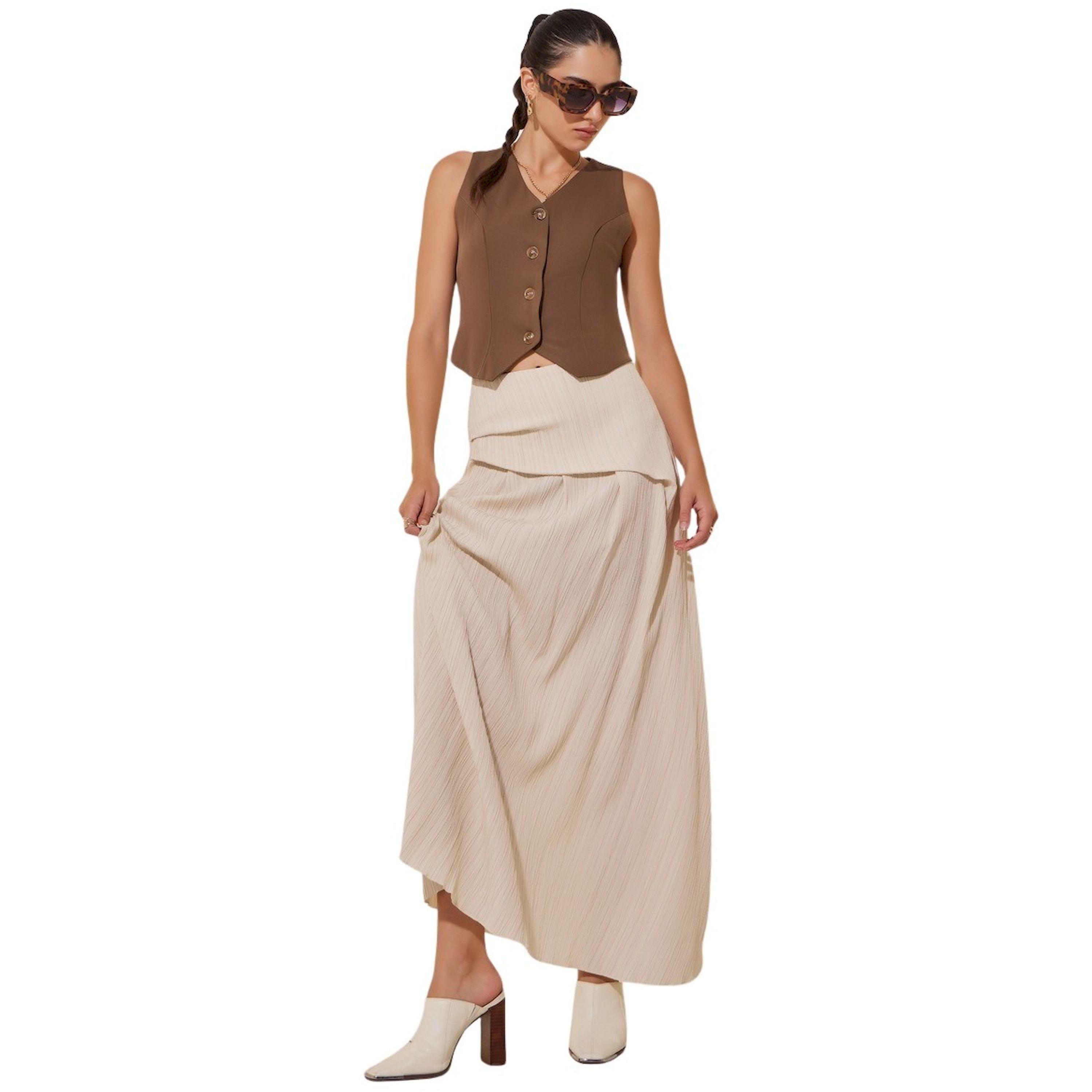 Take Two Solid A-line Detail Maxi Skirt-women-clothing-bottoms-skirts-image-1