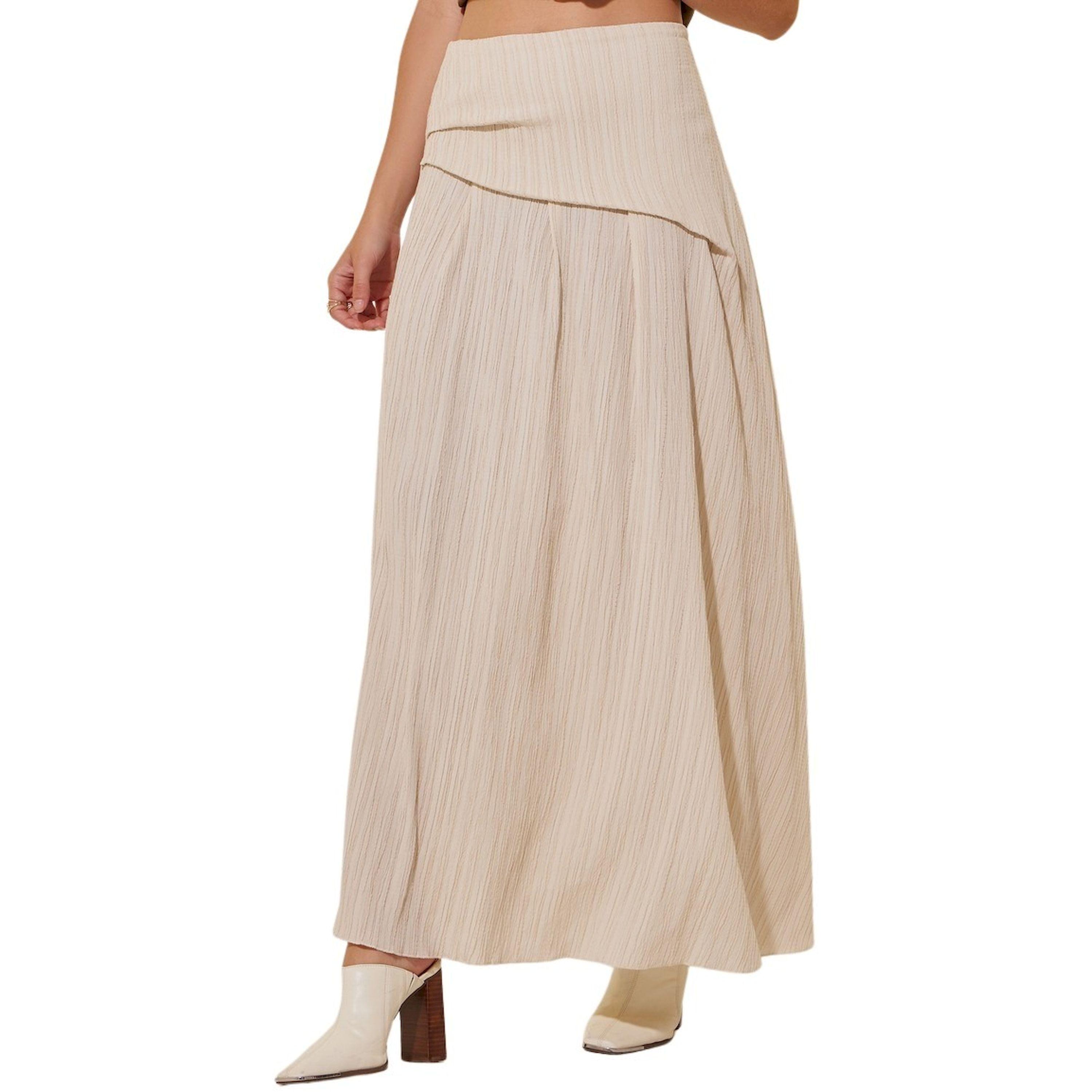 Take Two Solid A-line Detail Maxi Skirt-women-clothing-bottoms-skirts-image-2