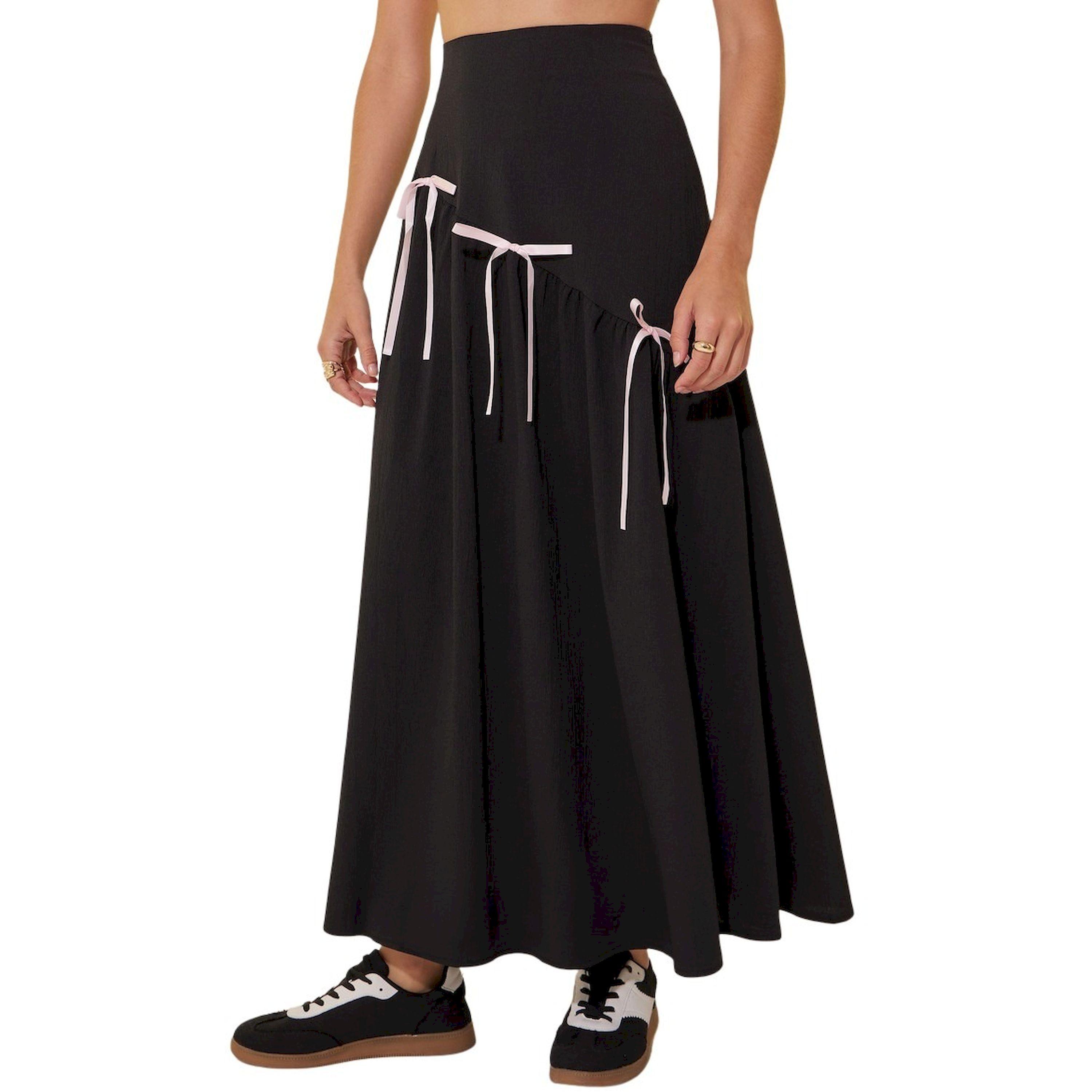 Take Two Bow Tie Detail A-line Midi Skirt-women-clothing-bottoms-skirts-image-2