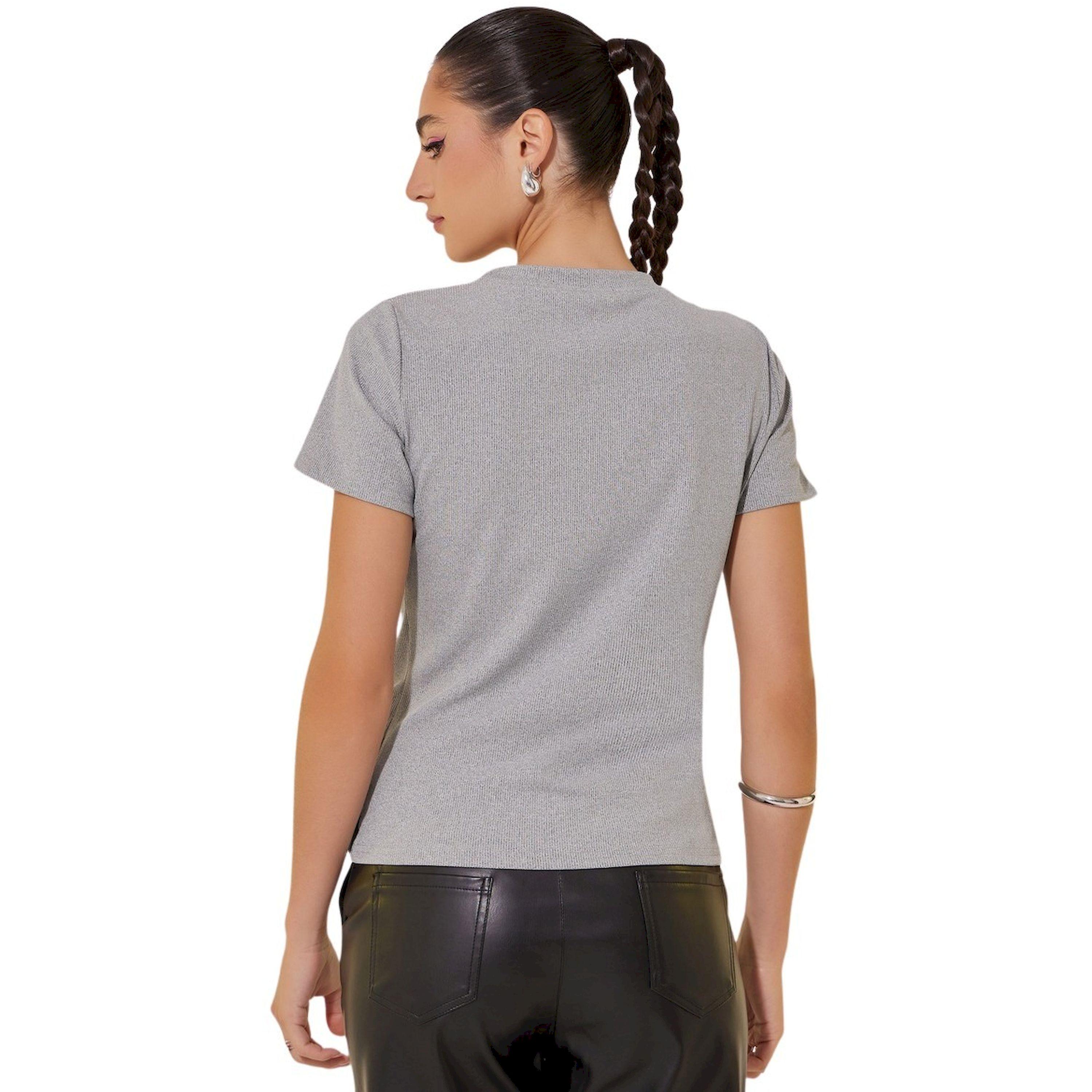 Take Two Rib Round Neck Front Twist T-Shirt-women-clothing-tshirts-image-4