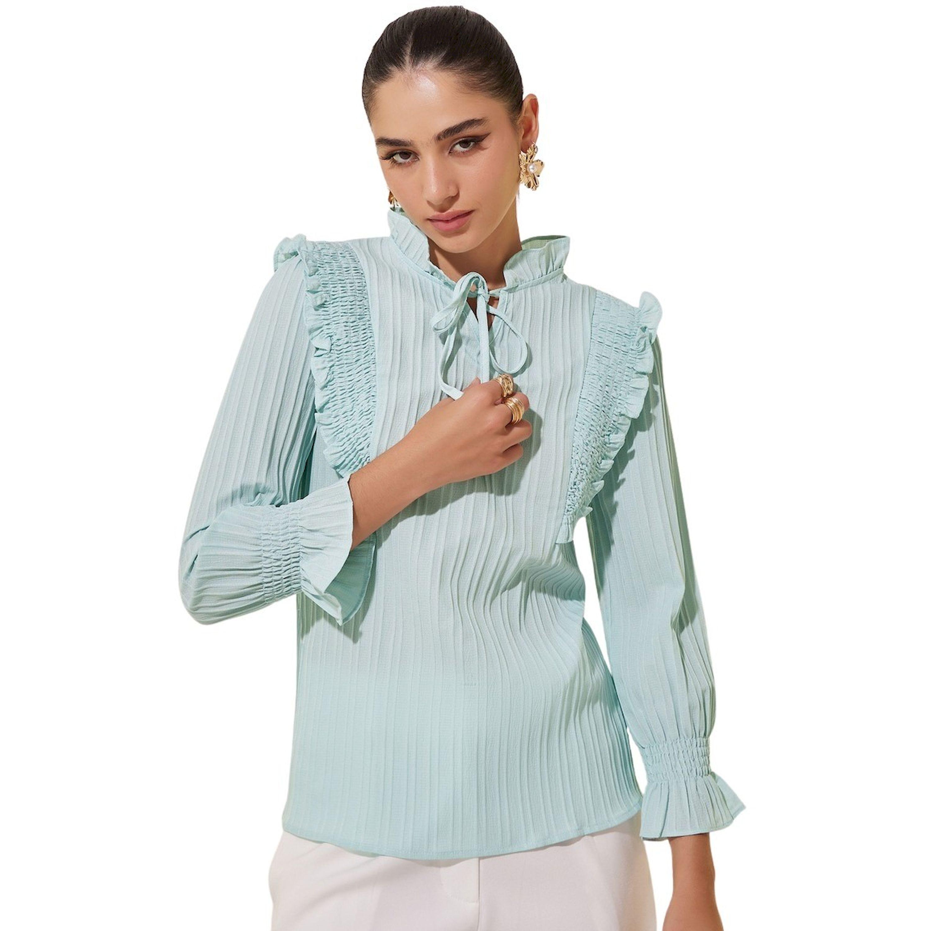 بلوزة بأكمام طويلة وياقة بأربطة-women-clothing-shirtsandblouses-blouses-image-3