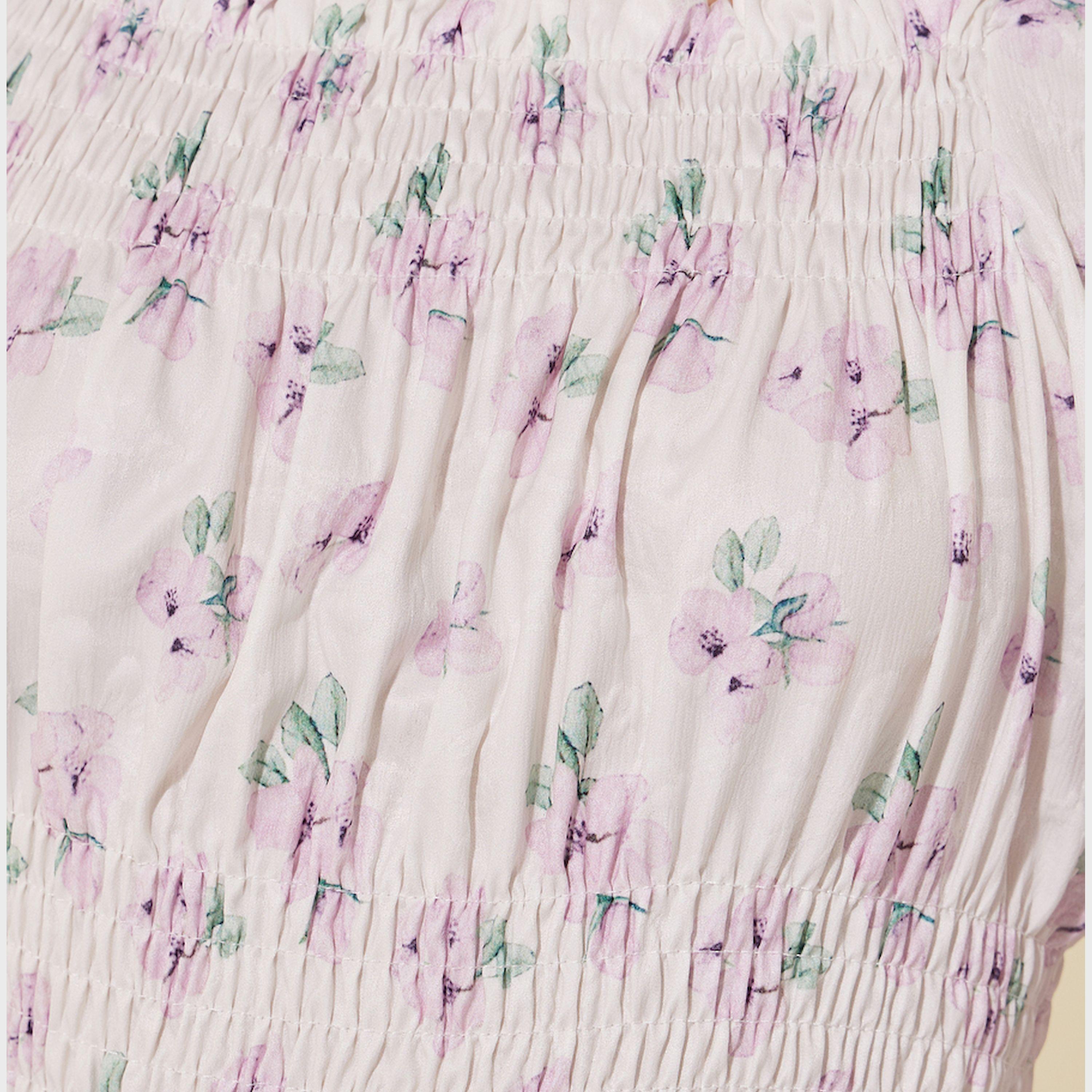 Take Two All-Over Floral Print Square Neck Top with Smocked Detail-women-clothing-shirtsandblouses-blouses-image-4