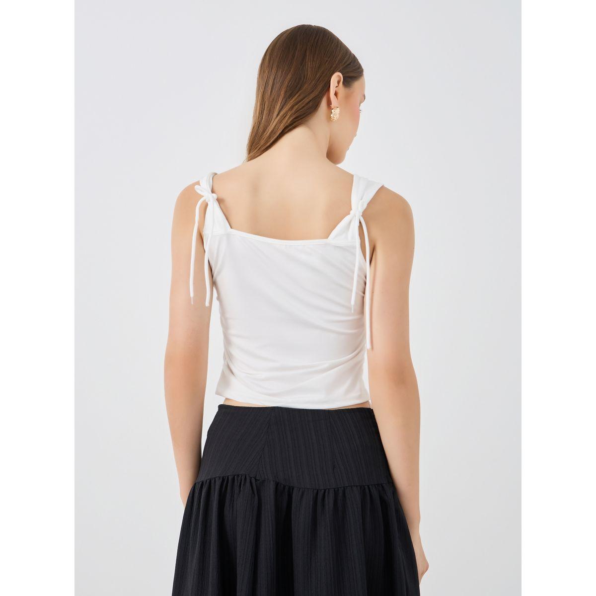 Styli Solid Square Neck Cami Crop Top-women-clothing-tshirts-image-4