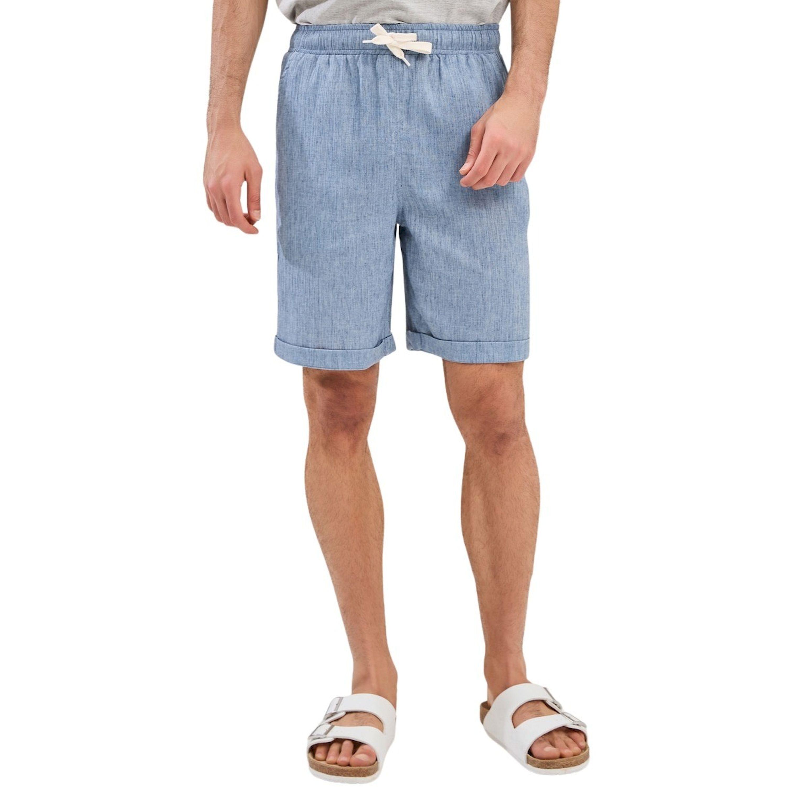 ستايلي - شورت بقصّة عادية مريحة مع بطانة مطوية-men-clothing-bottoms-shorts-image-3
