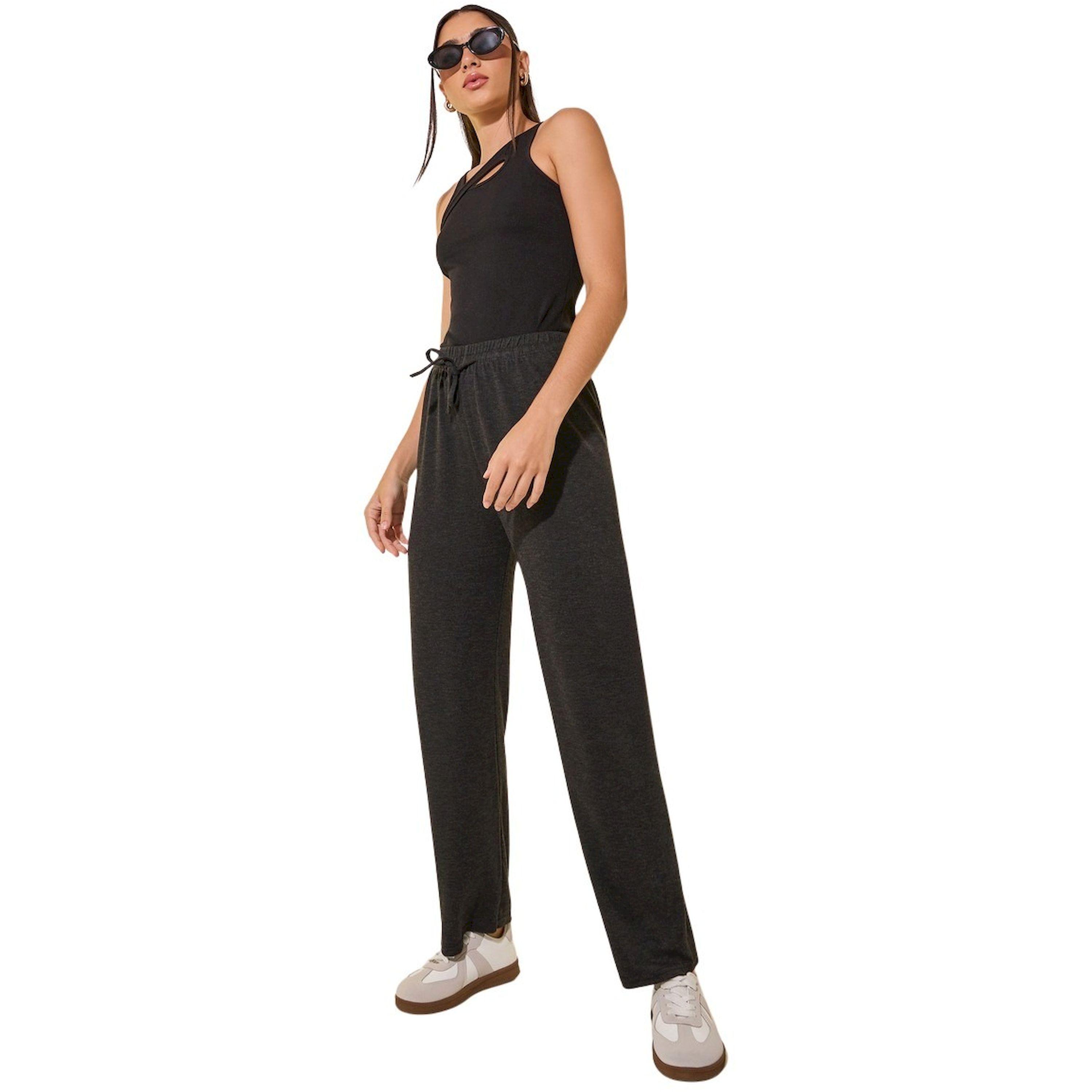 بنطال سادة بأرجل واسعة وأربطة-women-clothing-bottoms-trousers-image-1