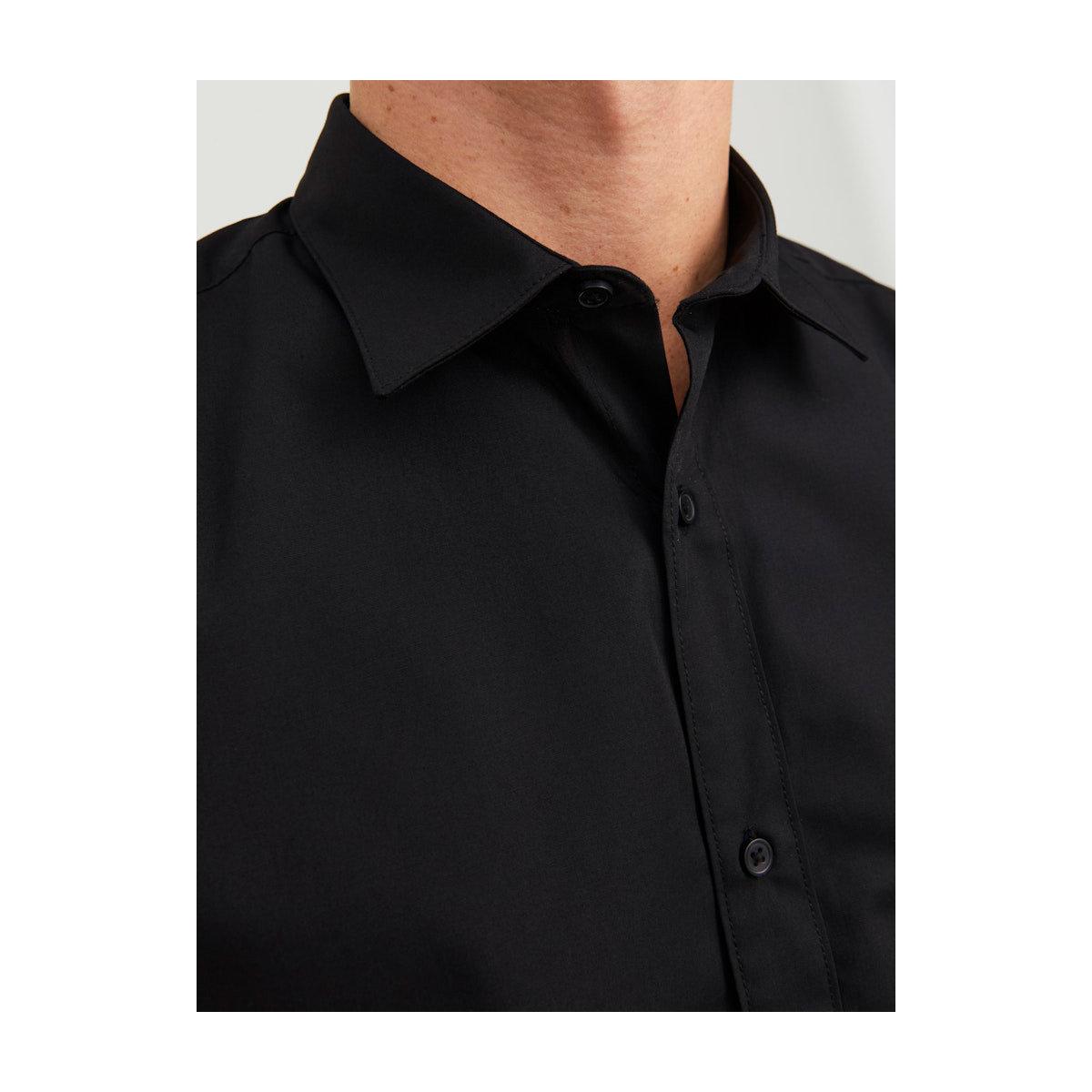 Jack & Jones Solid Slim Fit Collared Shirt-men-clothing-shirts-image-4